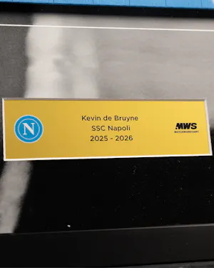 Kevin De Bruyne | Framed Signed Shirt