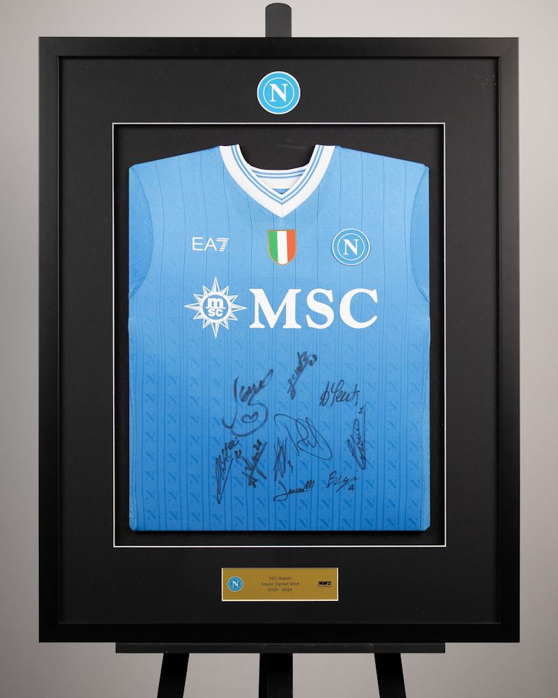 Framed Squad Signed Shirt | MatchWornShirt