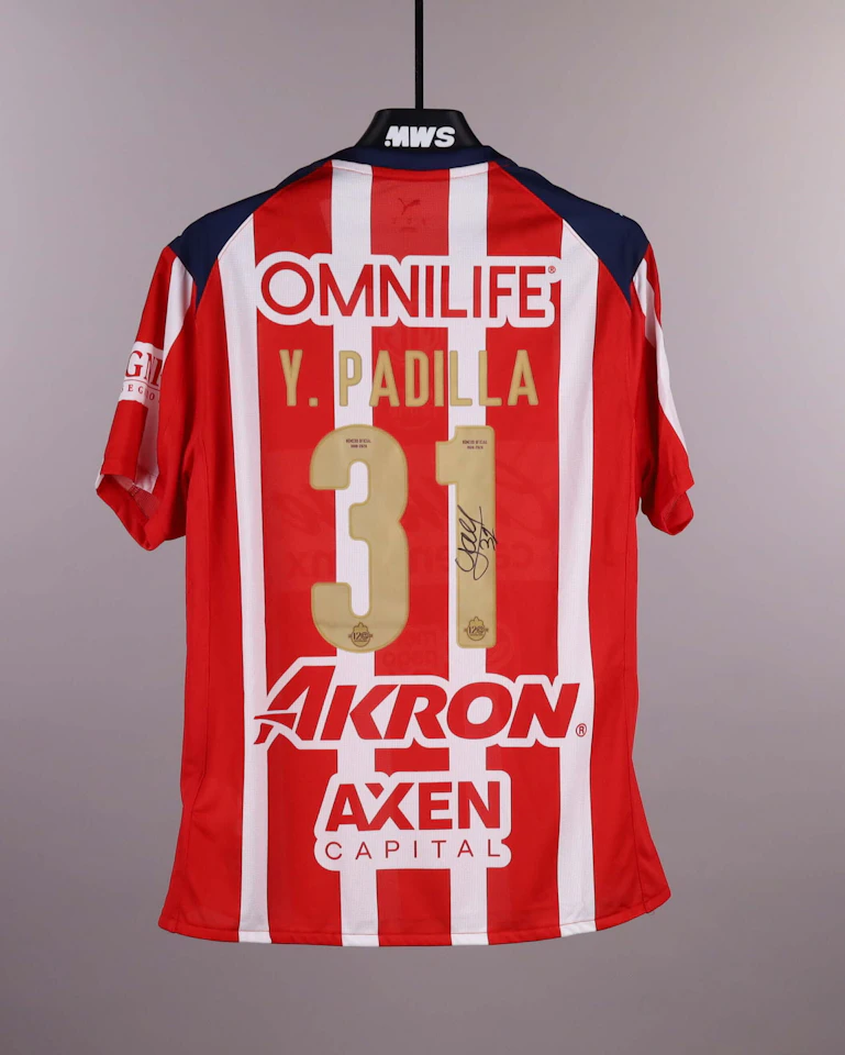 来自Chivas Guadalajara的Jonathan Yael Padilla Sandoval球衣