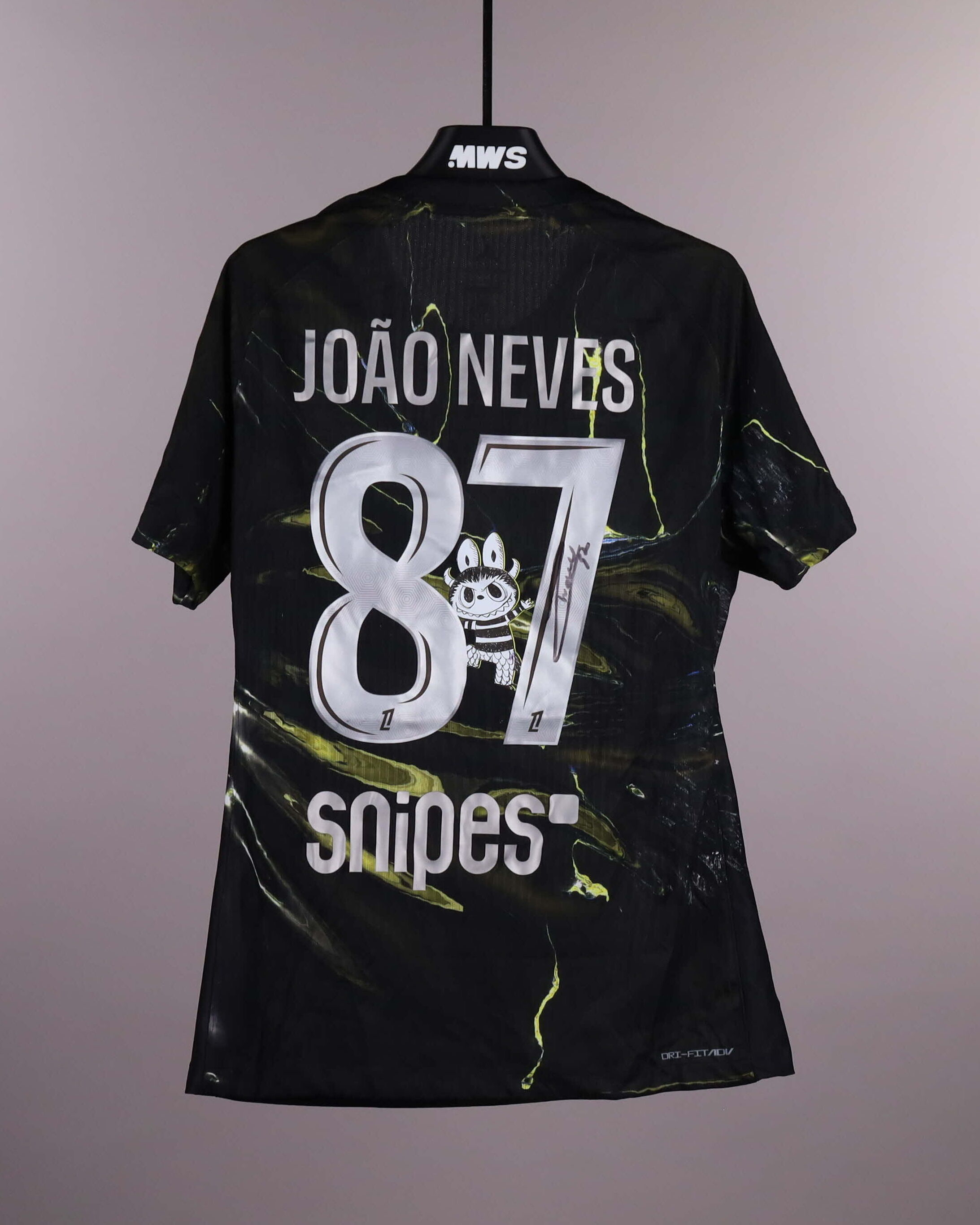 João Neves | RC Lens - Paris Saint-Germain | MatchWornShirt