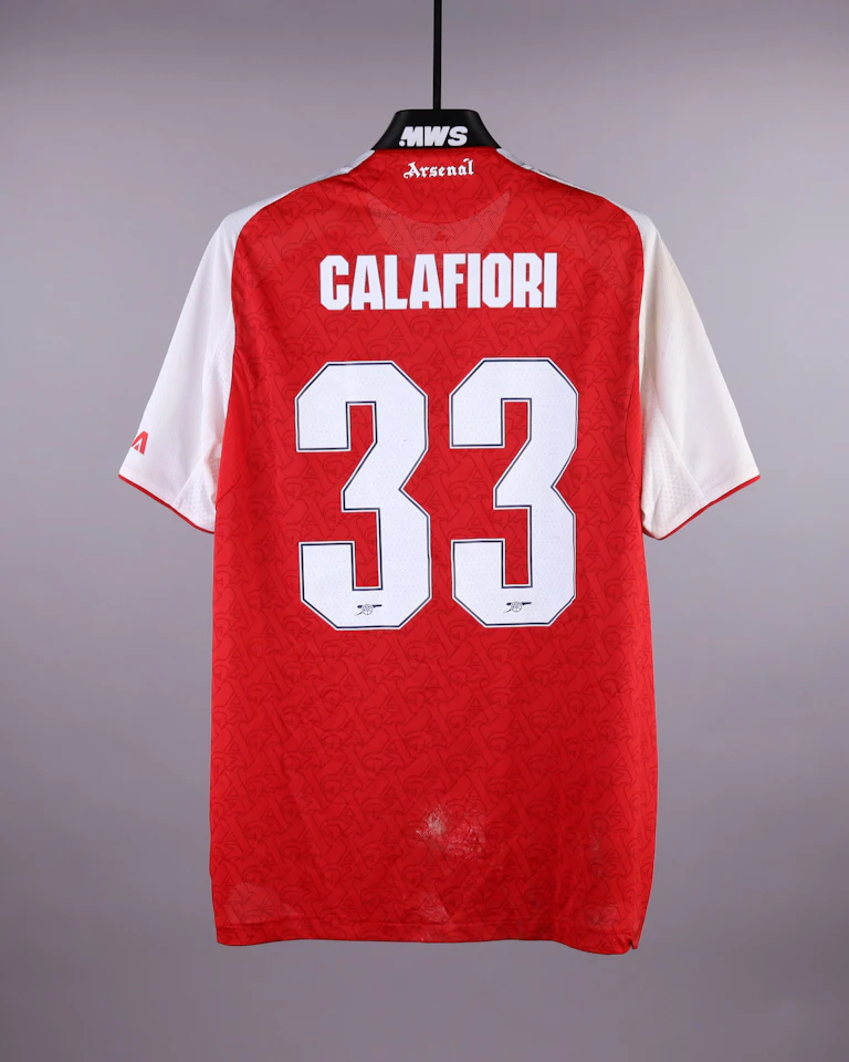 Riccardo Calafiori Arsenal jersey