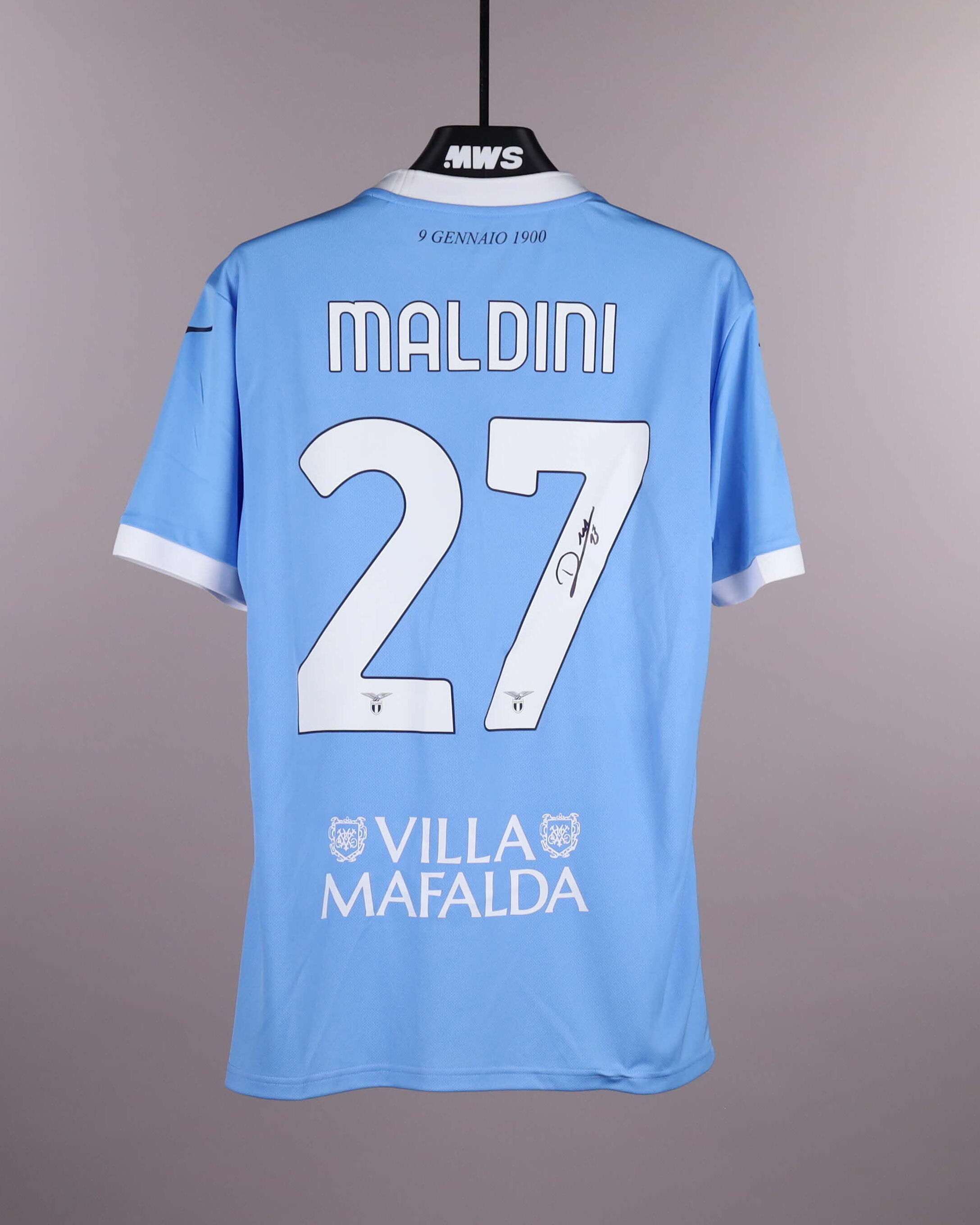 Daniel Maldini | AS Roma - SS Lazio | MatchWornShirt