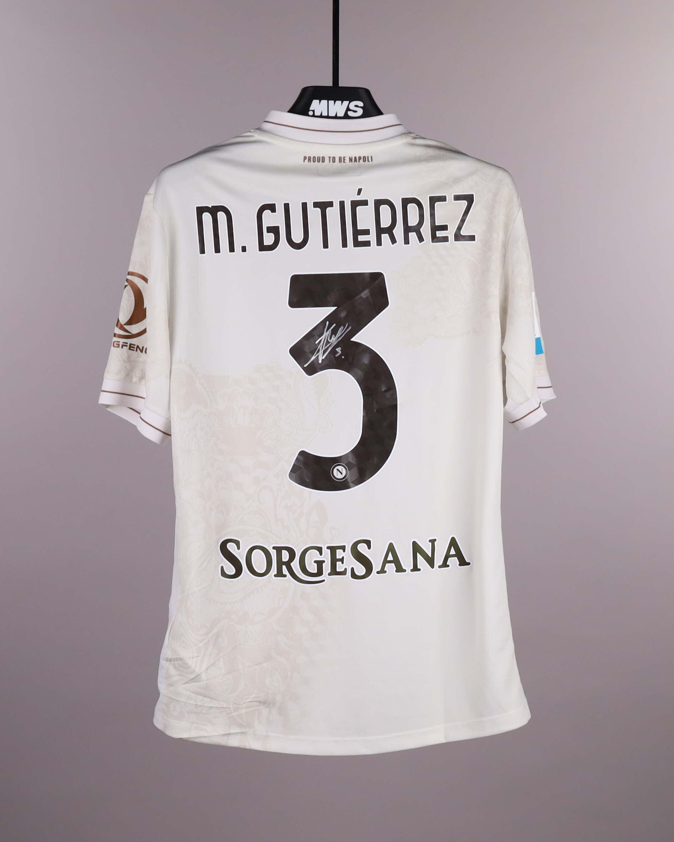 Miguel Gutiérrez Ortega | Pisa SC - SSC Napoli | MatchWornShirt