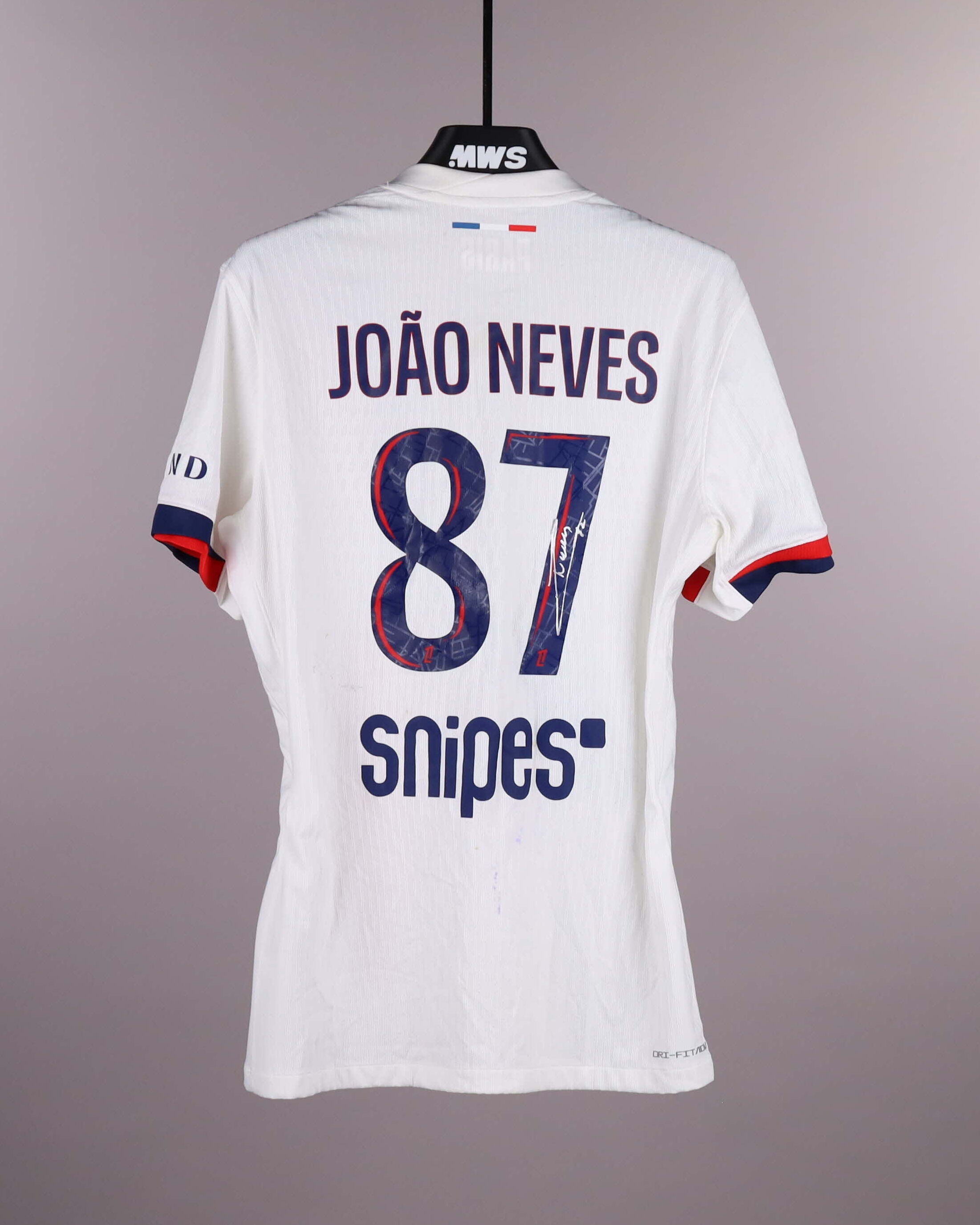 João Neves | Paris FC - Paris Saint-Germain | MatchWornShirt