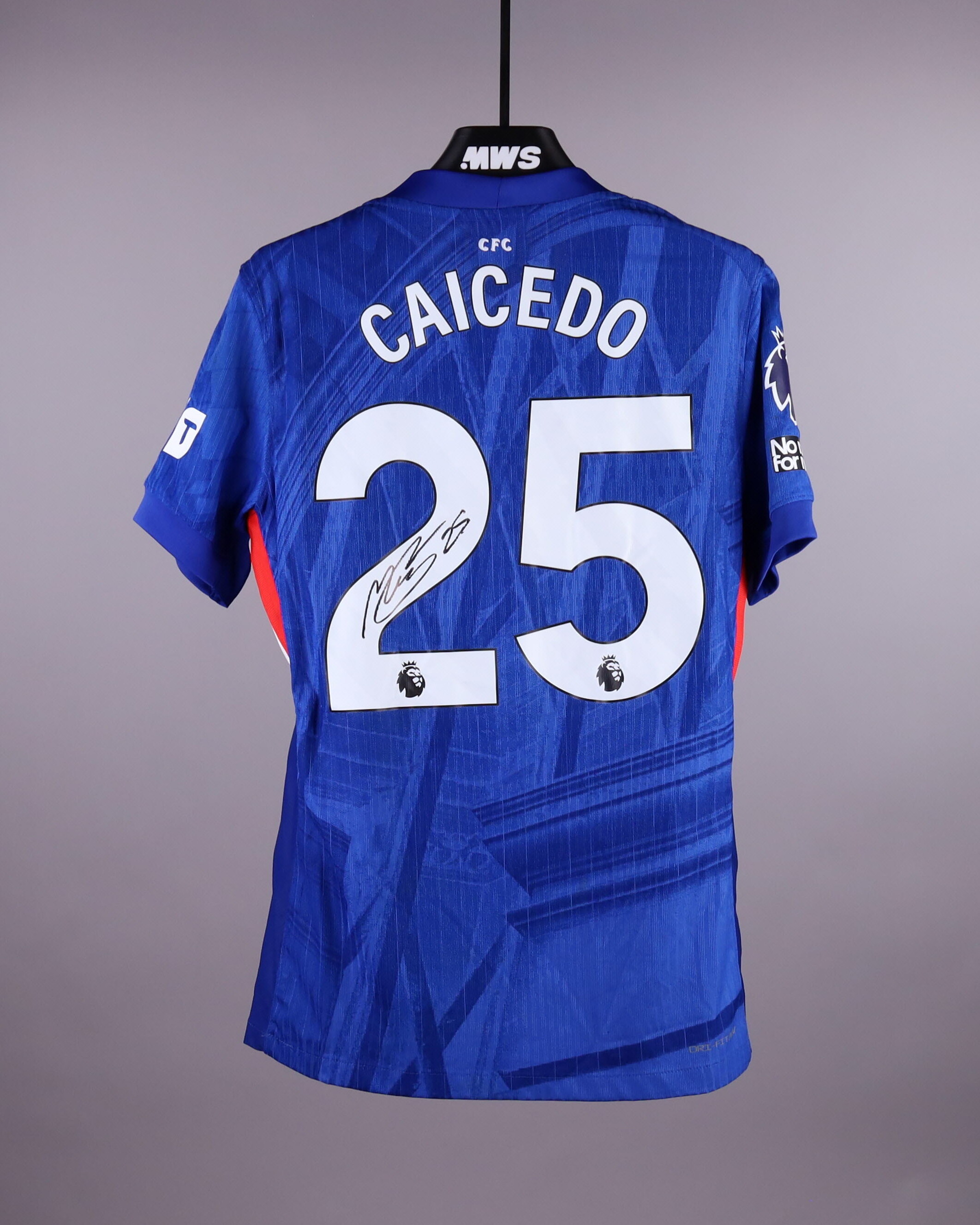 Moisés Caicedo | Chelsea - Tottenham Hotspur | MatchWornShirt