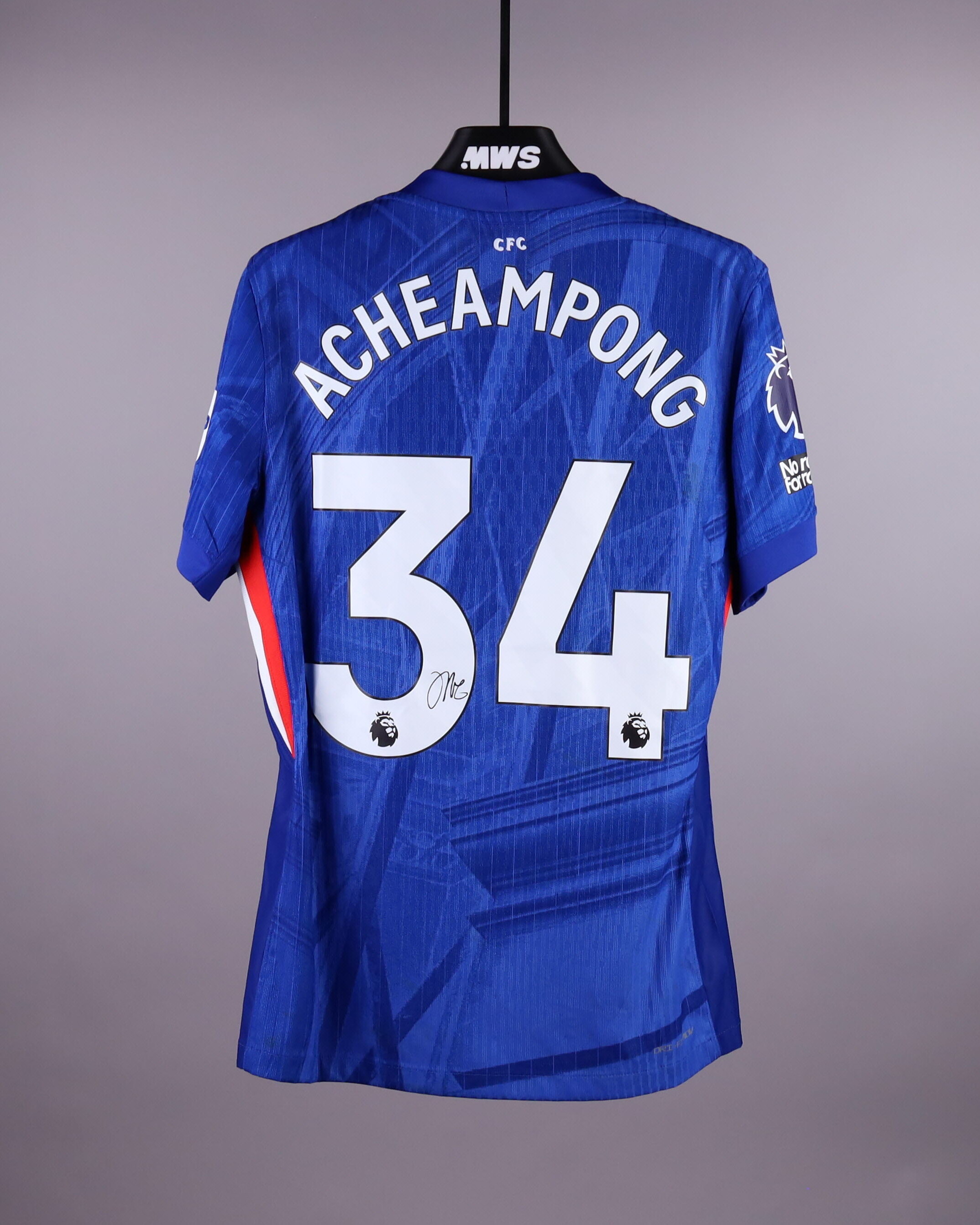 チェルシー ACHEAMPONG 34番 シャツ Joshua Acheampong | Chelsea - Tottenham Hotspur | MatchWornShirt