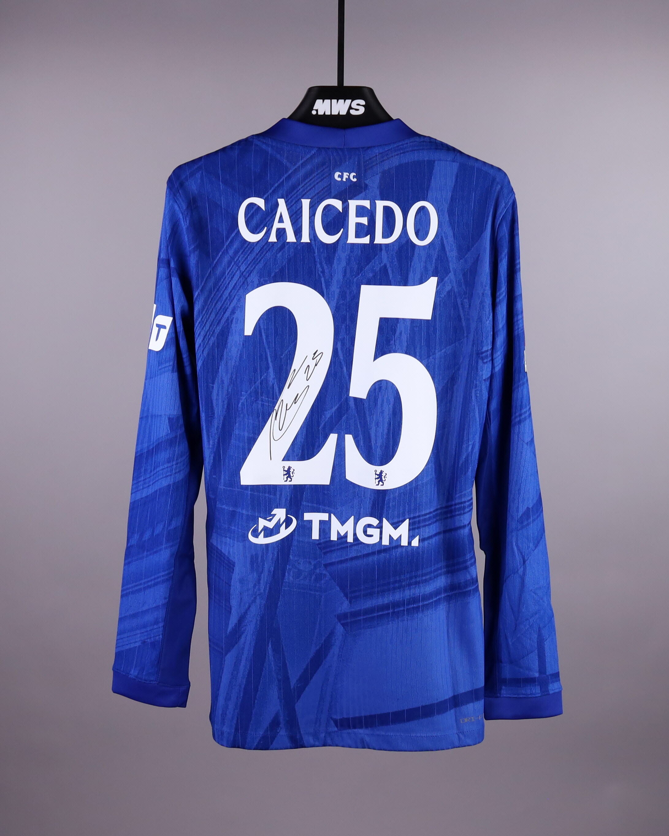 Moisés Caicedo | Chelsea - Manchester City | MatchWornShirt