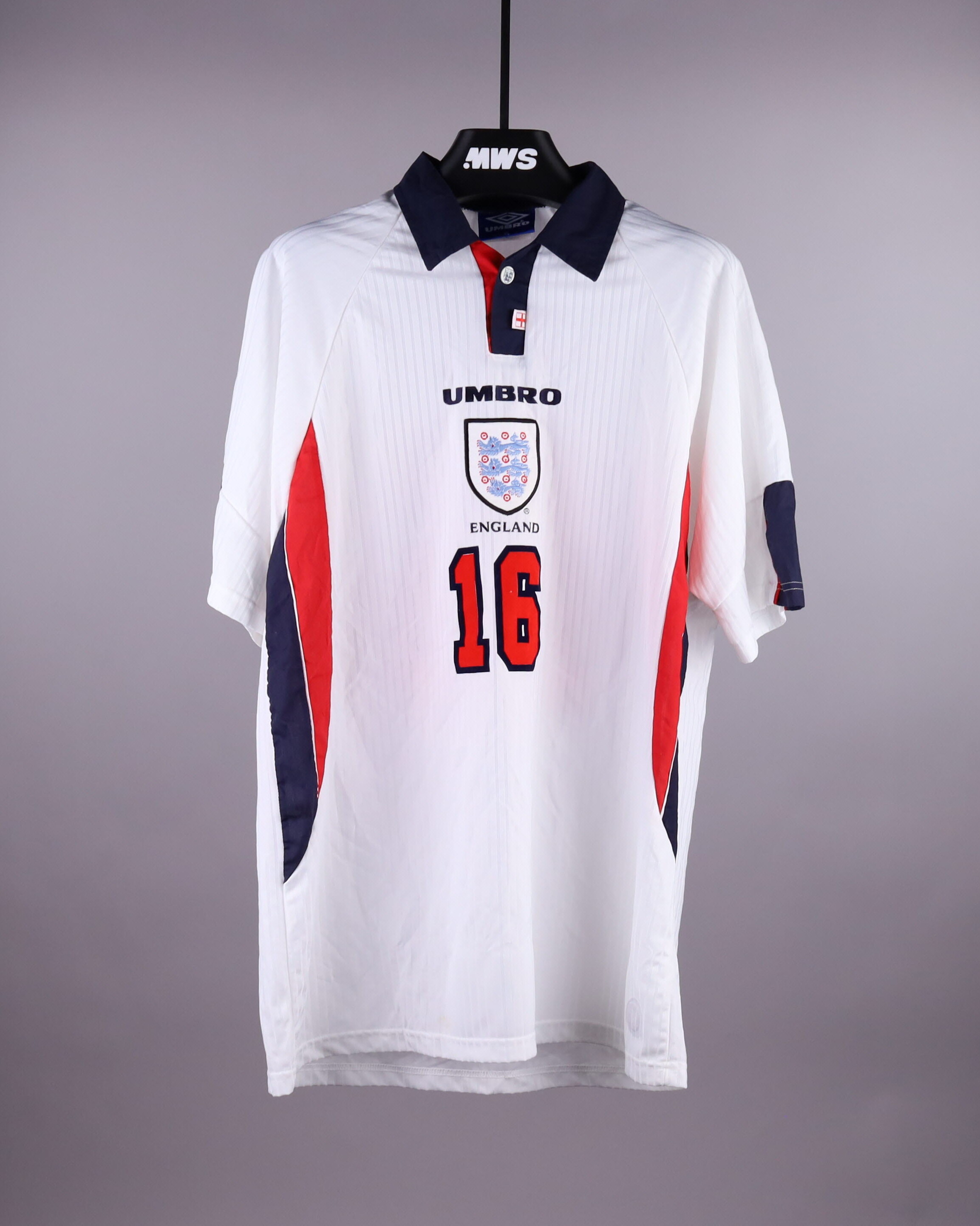 Jason Euell | England U21 Home | 1998 | MatchWornShirt