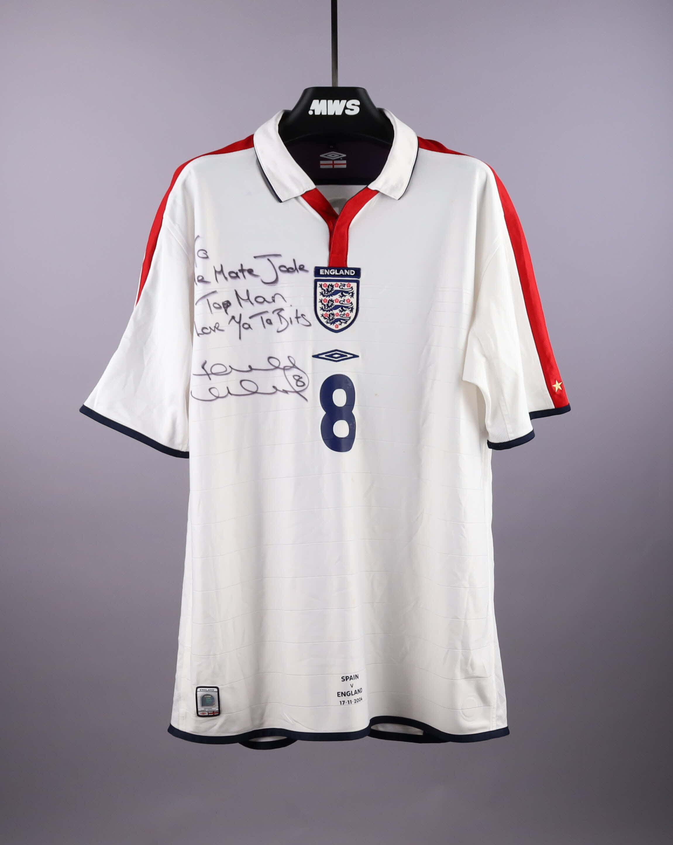 Shirt van Frank Lampard England