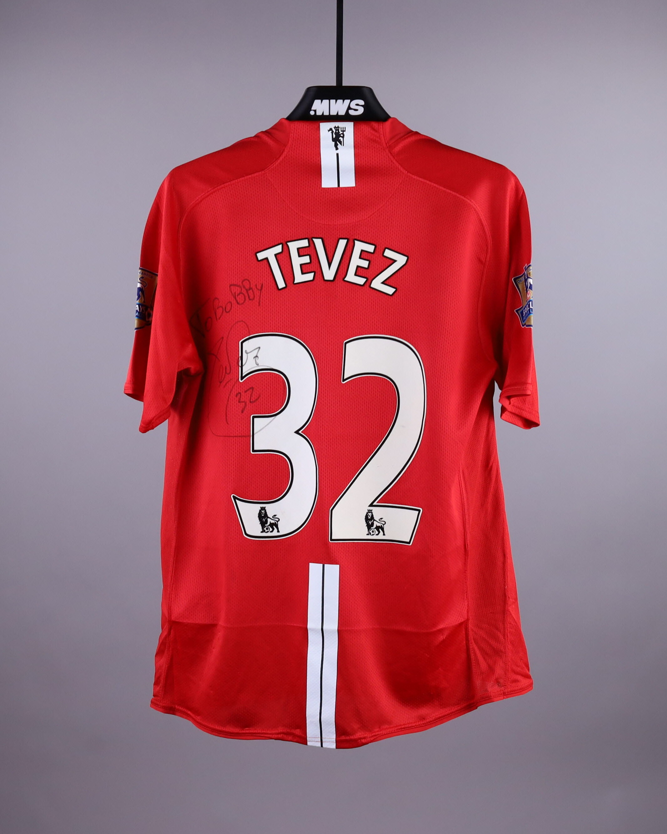 公式Manchester United 73試合で実使用のサッカーシャツ
