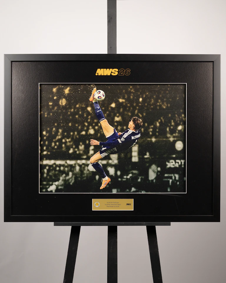 Limited Edition Framed Signed McTominay Poster - 3
