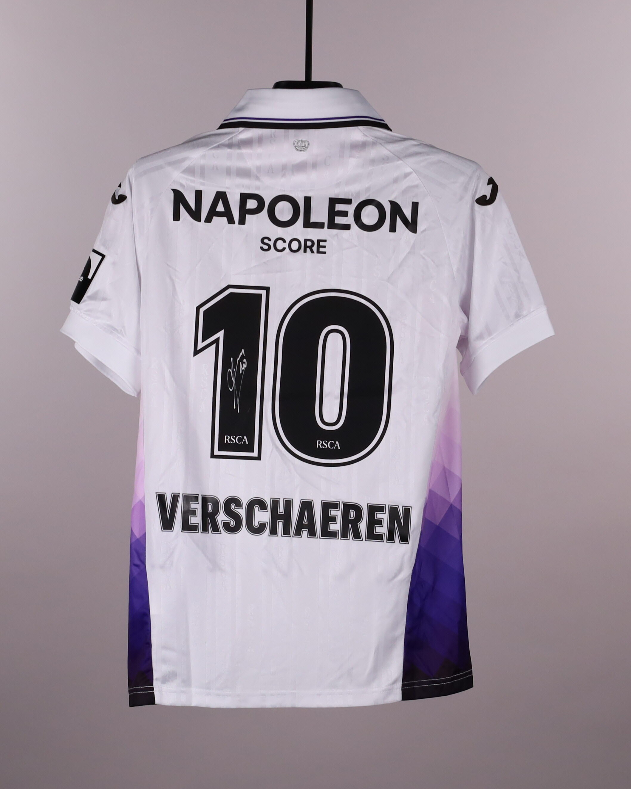 Yari Verschaeren RSC Anderlecht shirt