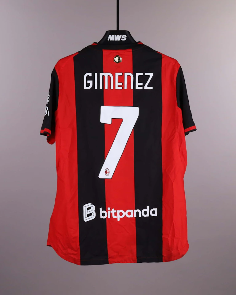 Santiago Giménez AC Milan jersey