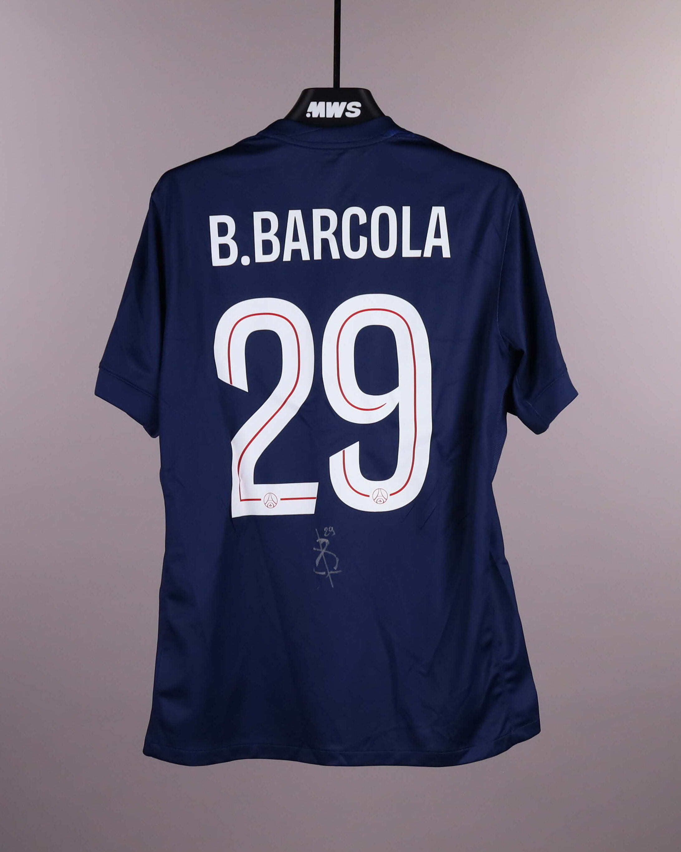 Bradley Barcola Paris Saint-Germain shirt