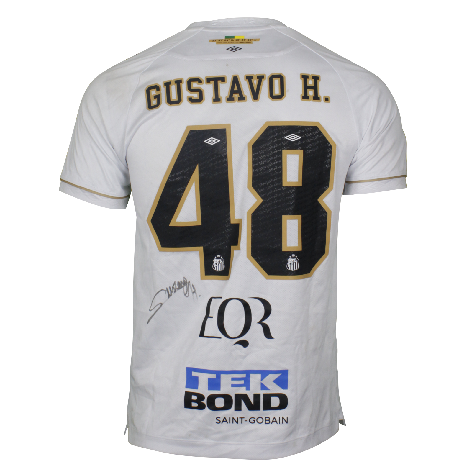Santos 팀의 Gustavo Henrique Pereira 셔츠
