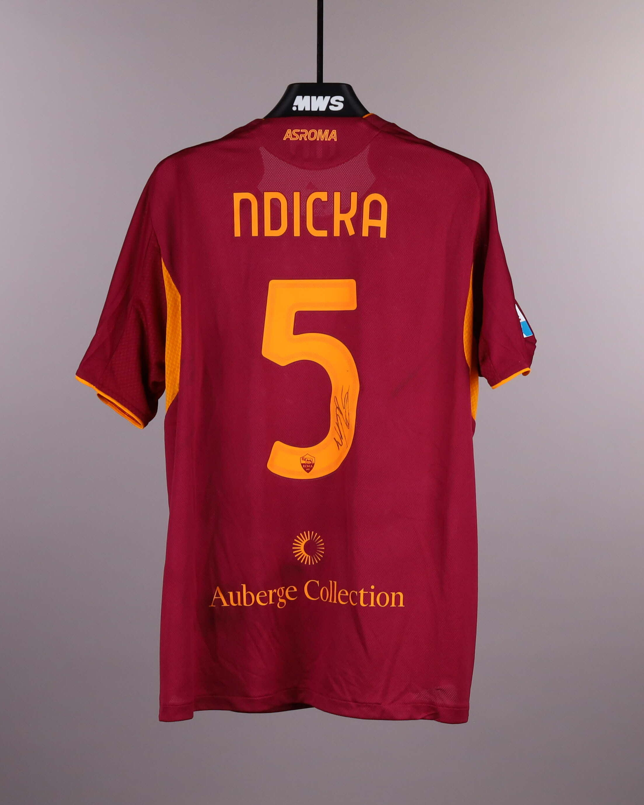 Official AS Roma Soccer Game-Worn Jerseys Auctions - MatchWornShirt