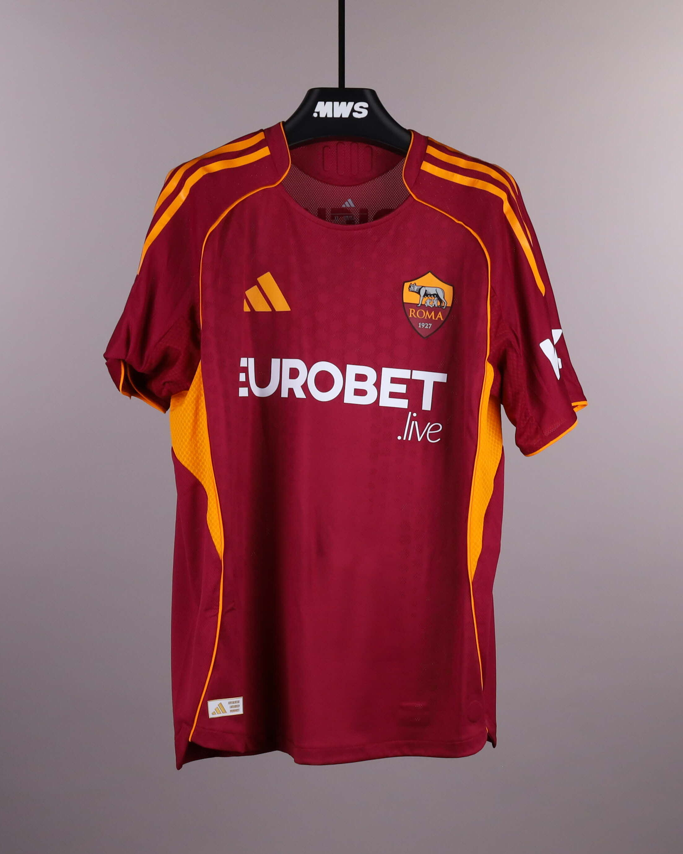 Official AS Roma Soccer Game-Worn Jerseys Auctions - MatchWornShirt