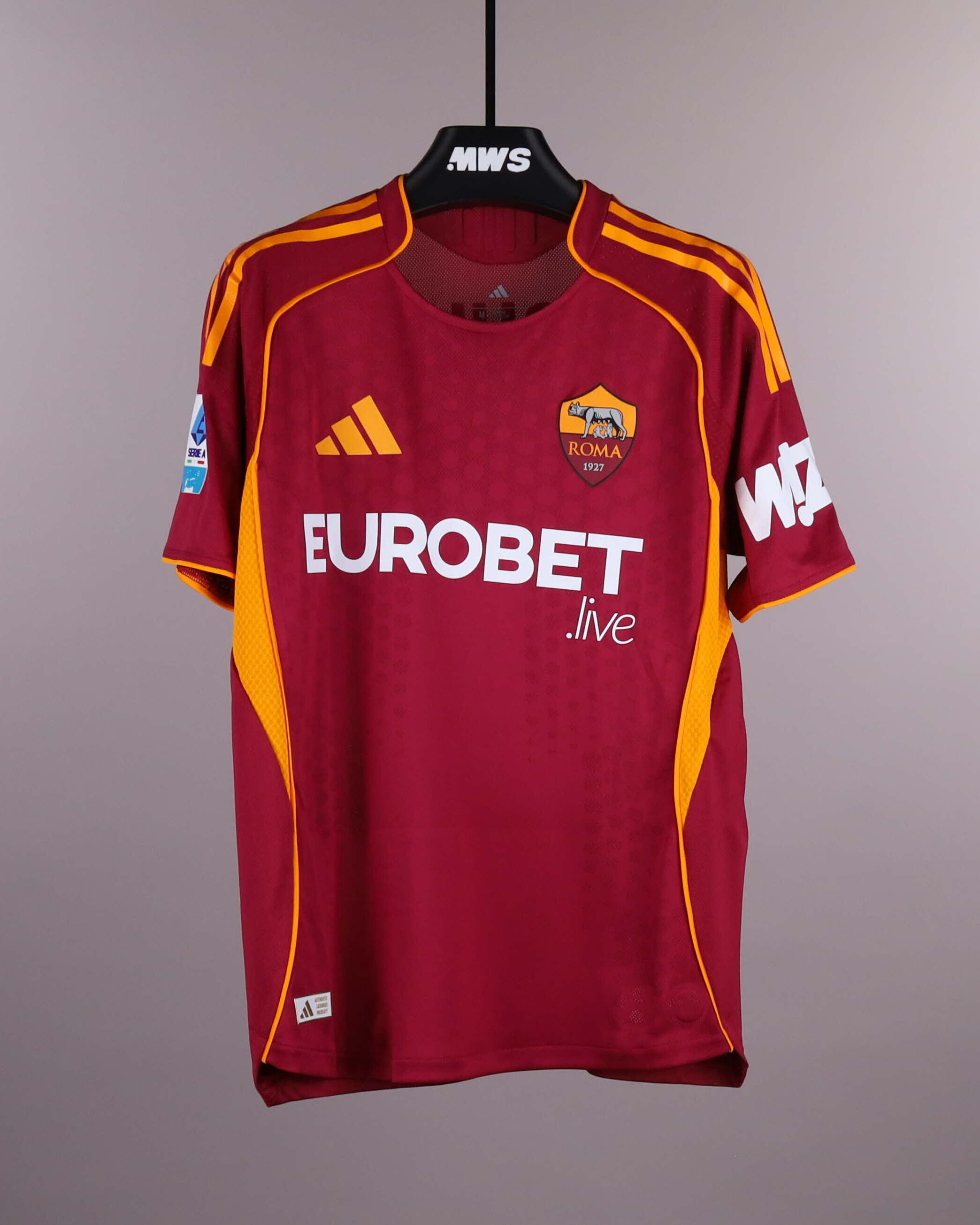 Official AS Roma Soccer Game-Worn Jerseys Auctions - MatchWornShirt