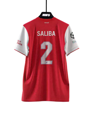 William Saliba Arsenal shirt