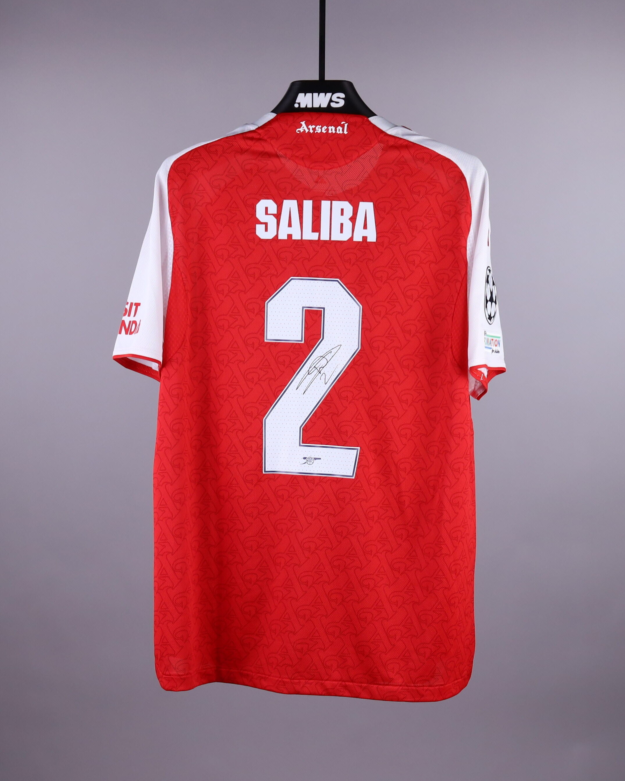 William Saliba | MatchWornShirt