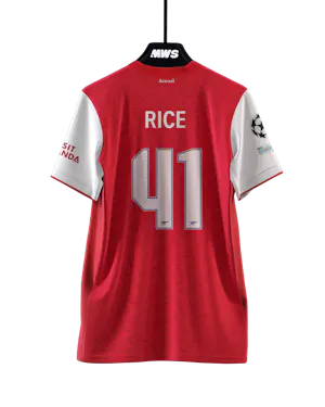 Declan Rice Arsenal shirt