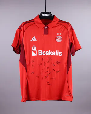 Aberdeen Women's Home Squad Signed Shirt