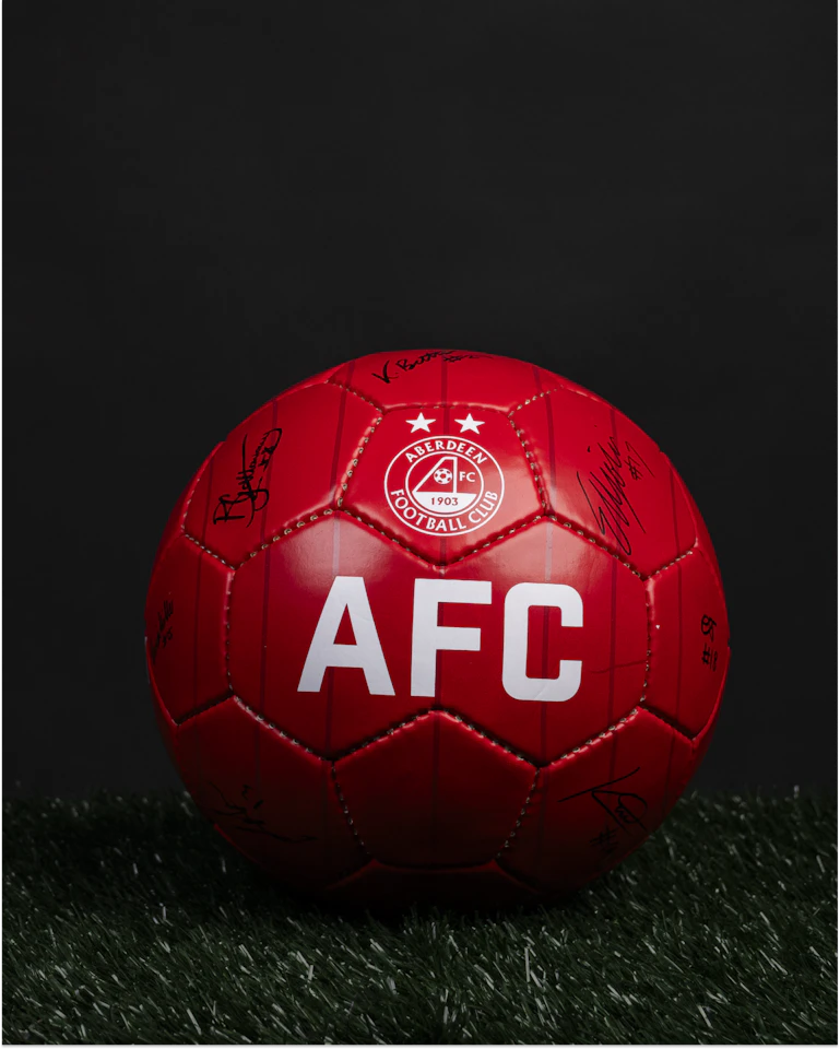 Aberdeen Women's Squad Signed Ball