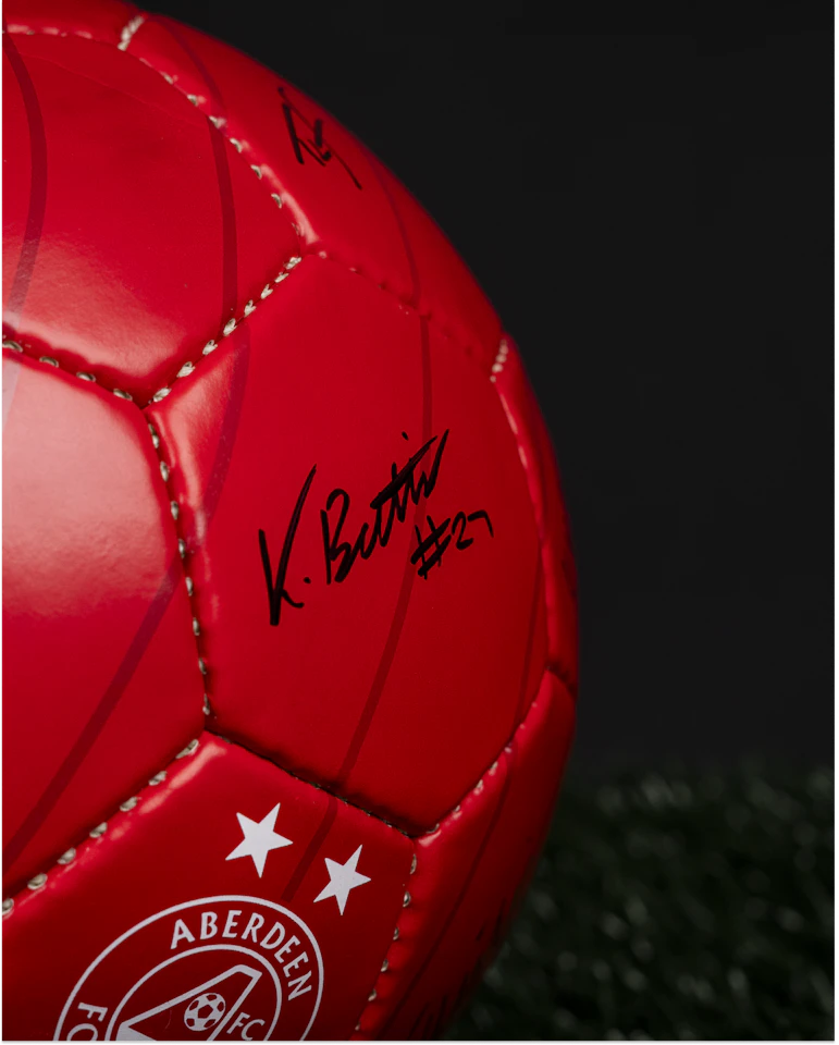 Aberdeen Women's Squad Signed Ball