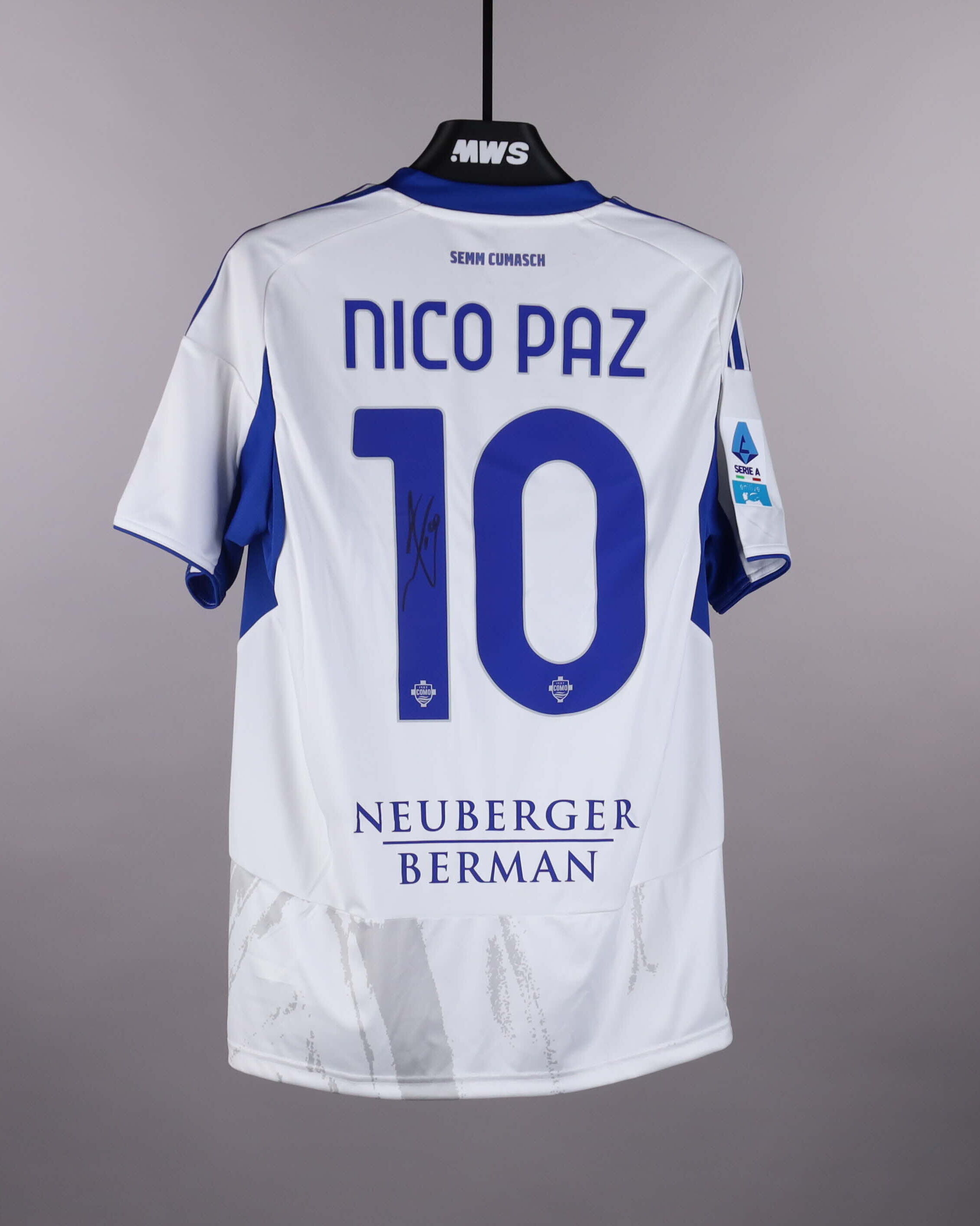 Nico Pazニコ・パス直筆サイン入ユニフォーム Nico Paz | MatchWornShirt