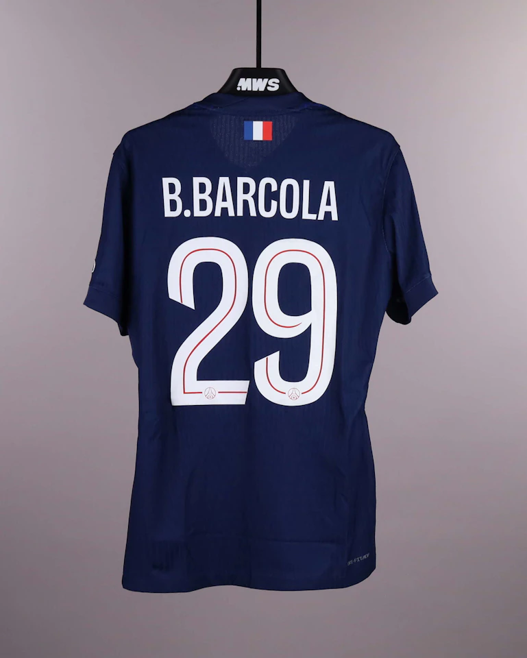 Bradley Barcola Paris Saint-Germain jersey