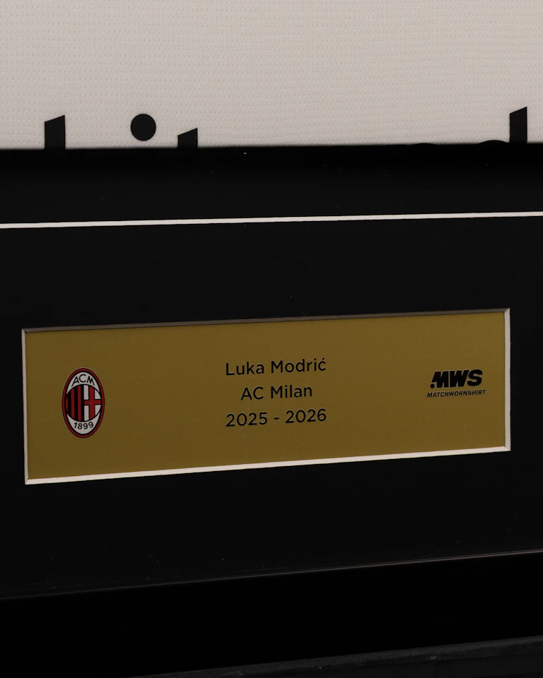Luka Modrić Framed Shirt