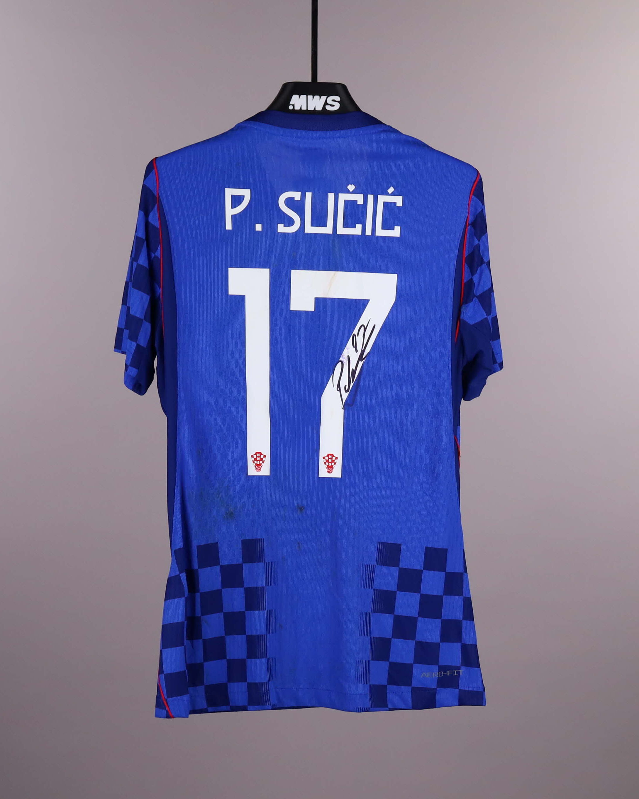 Petar Sučić | Croatia - Belgium | MatchWornShirt