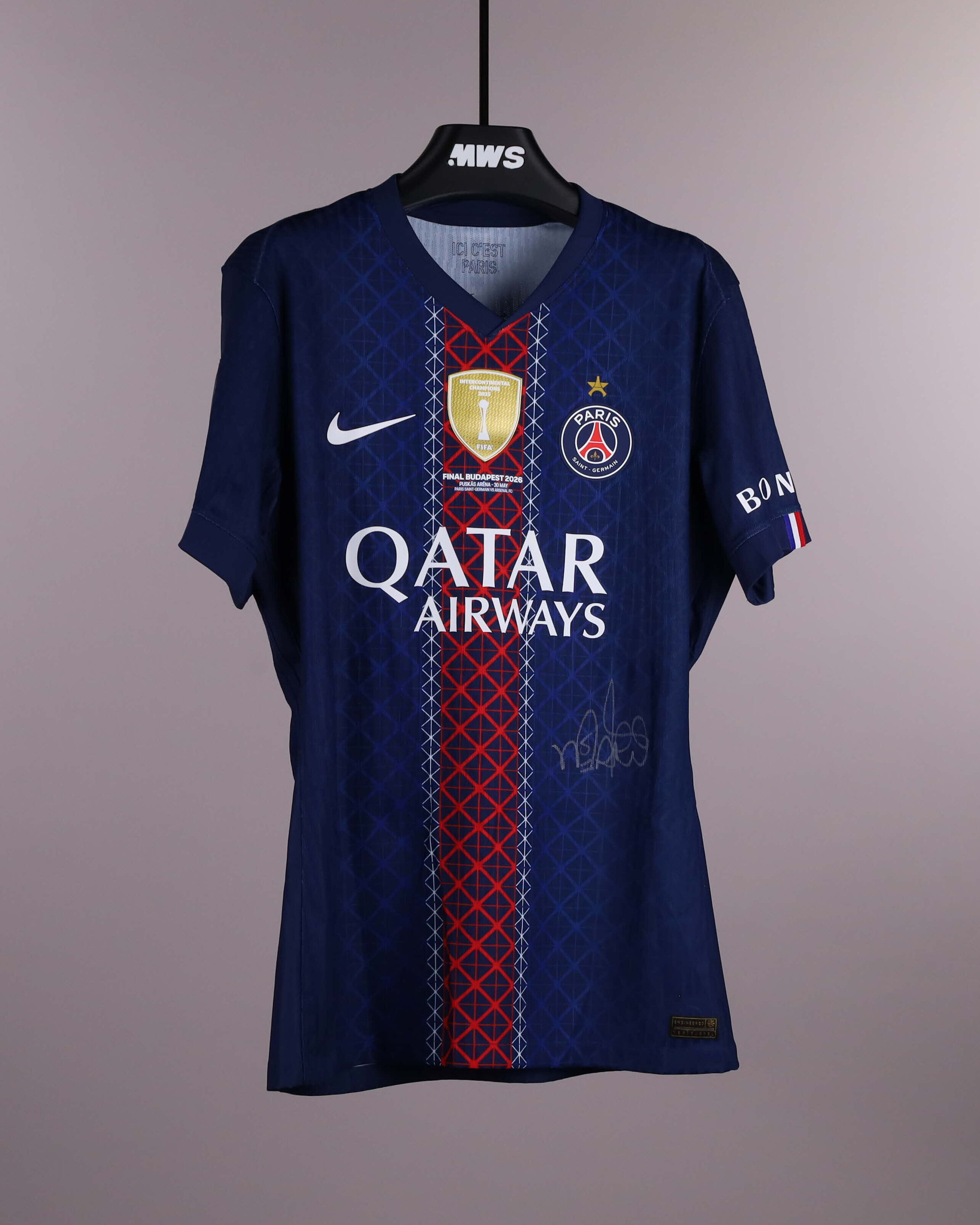Marquinhos | Paris Saint Germain - Arsenal | MatchWornShirt