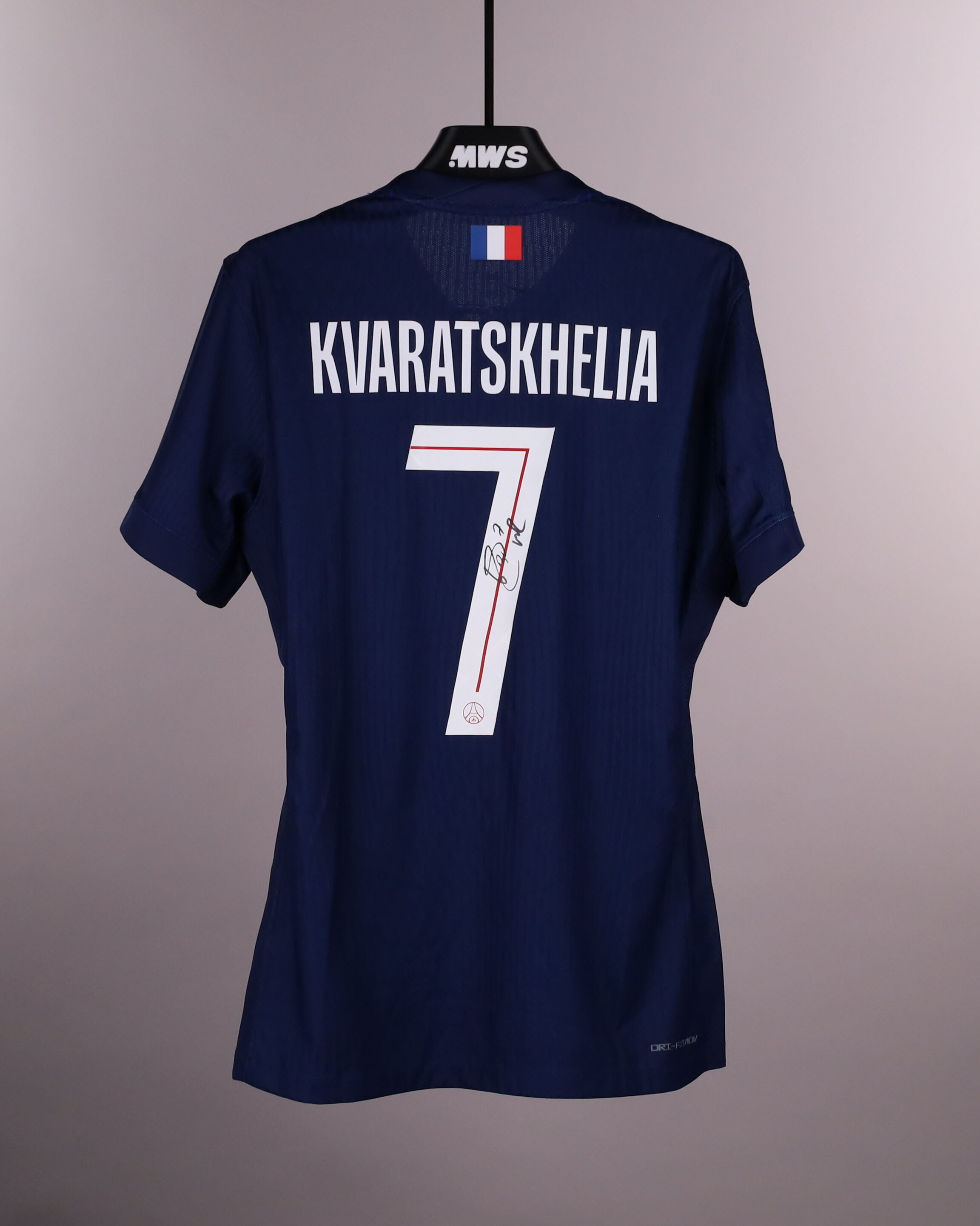 Khvicha Kvaratskhelia | Paris Saint Germain - Arsenal | MatchWornShirt