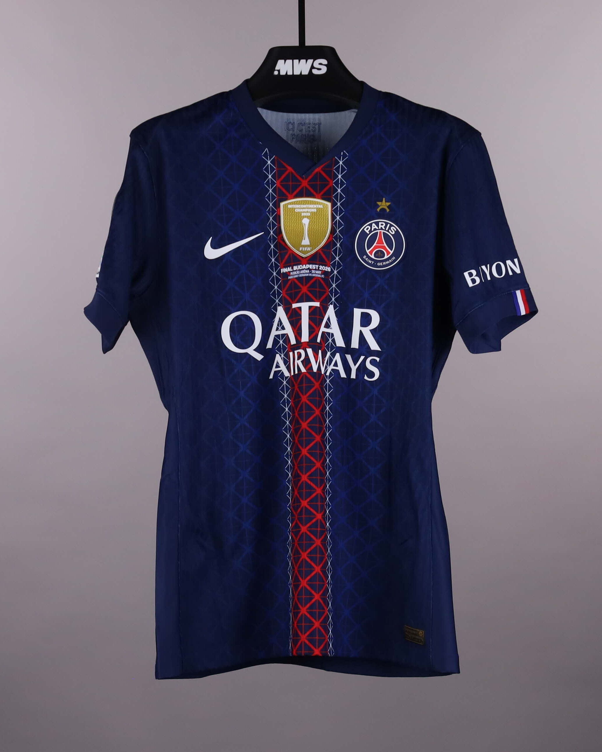 Vitinha | Paris Saint Germain - Arsenal | MatchWornShirt