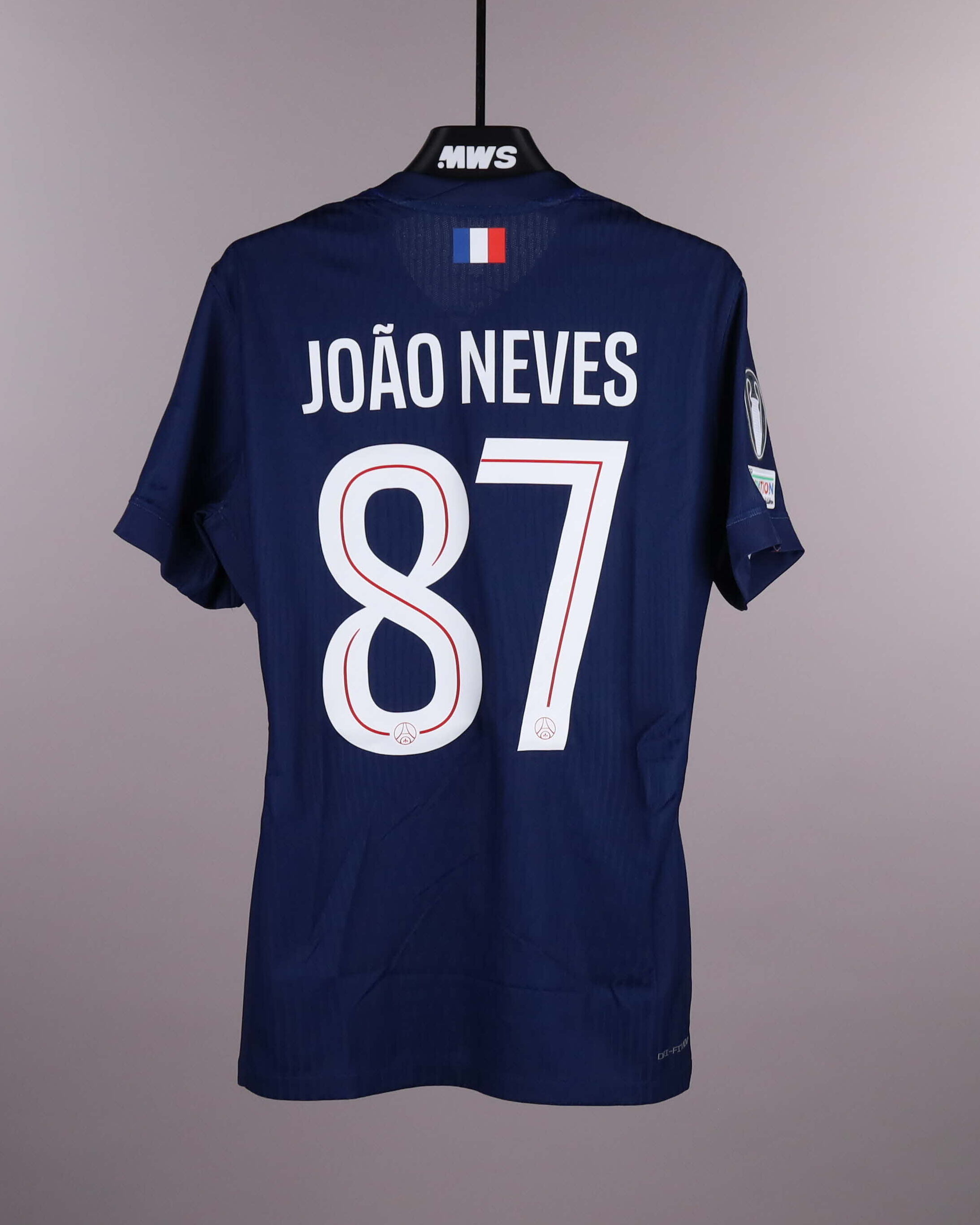 João Neves | Paris Saint Germain - Arsenal | MatchWornShirt