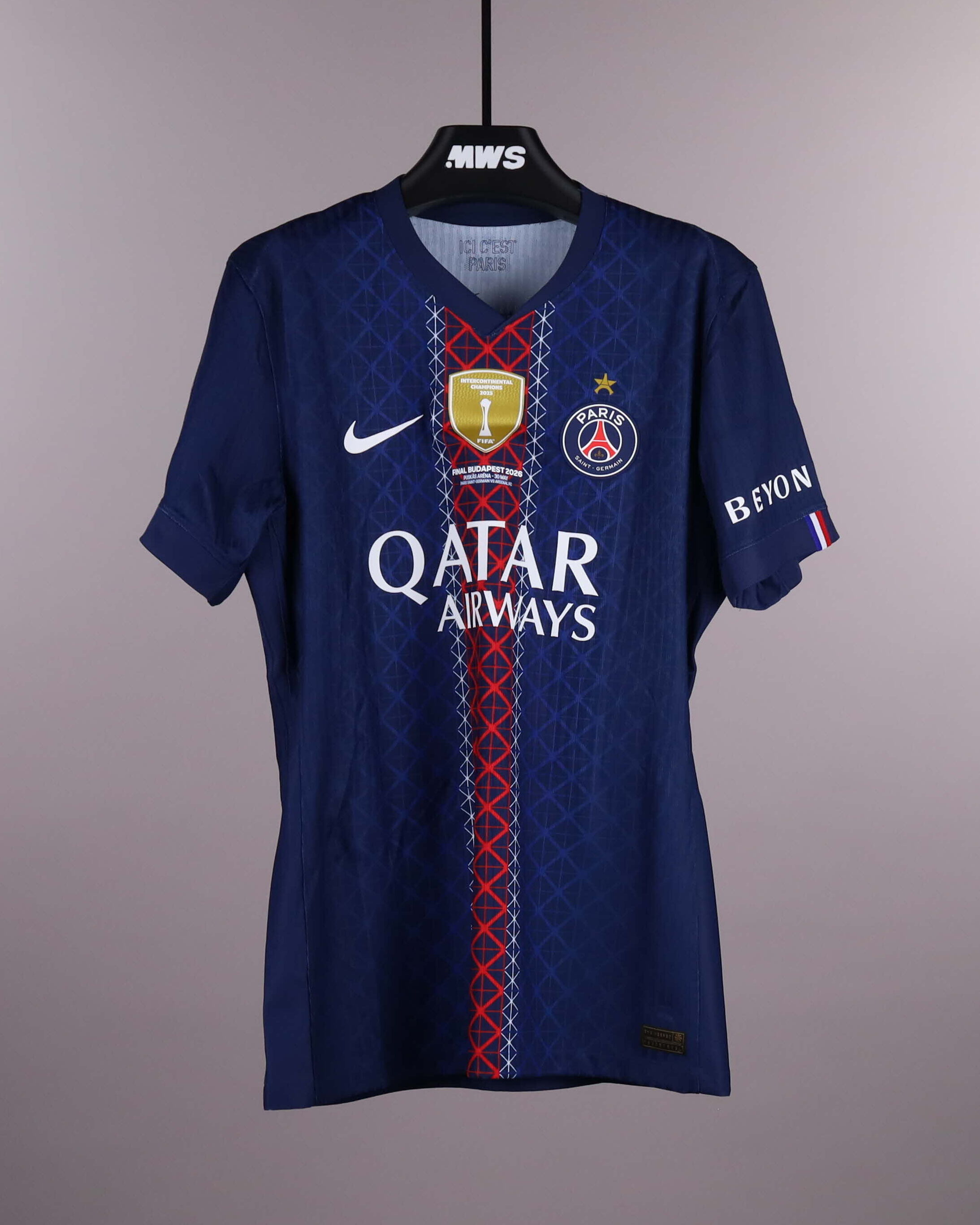 João Neves | Paris Saint Germain - Arsenal | MatchWornShirt