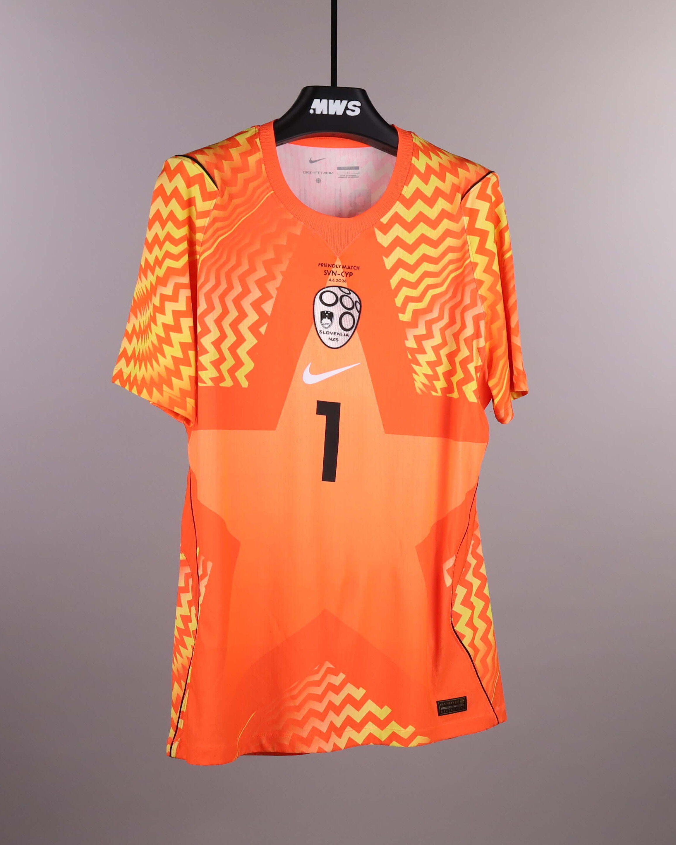 Jan Oblak | Slovenia - Cyprus | MatchWornShirt