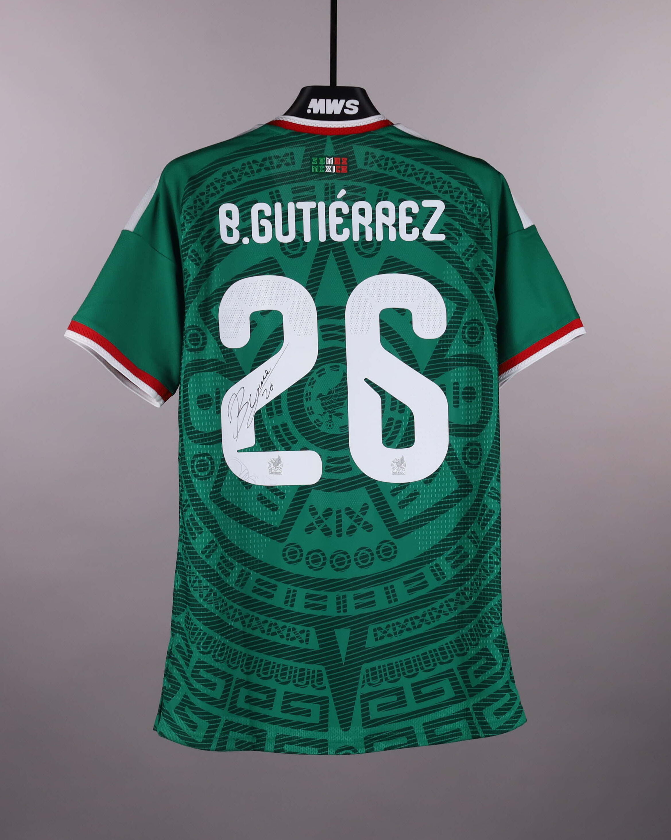 Brian Gutierrez | Mexico - Serbia | MatchWornShirt