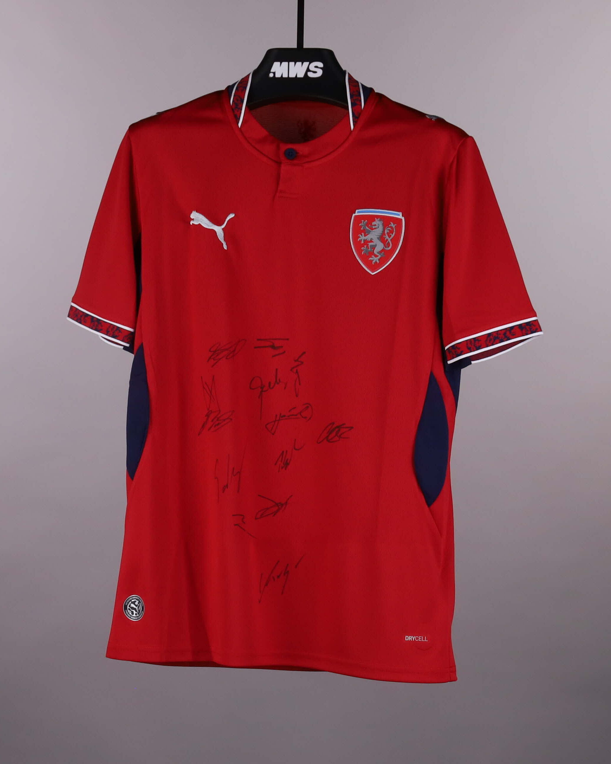 체코 팀의 Squad Signed Shirt  셔츠