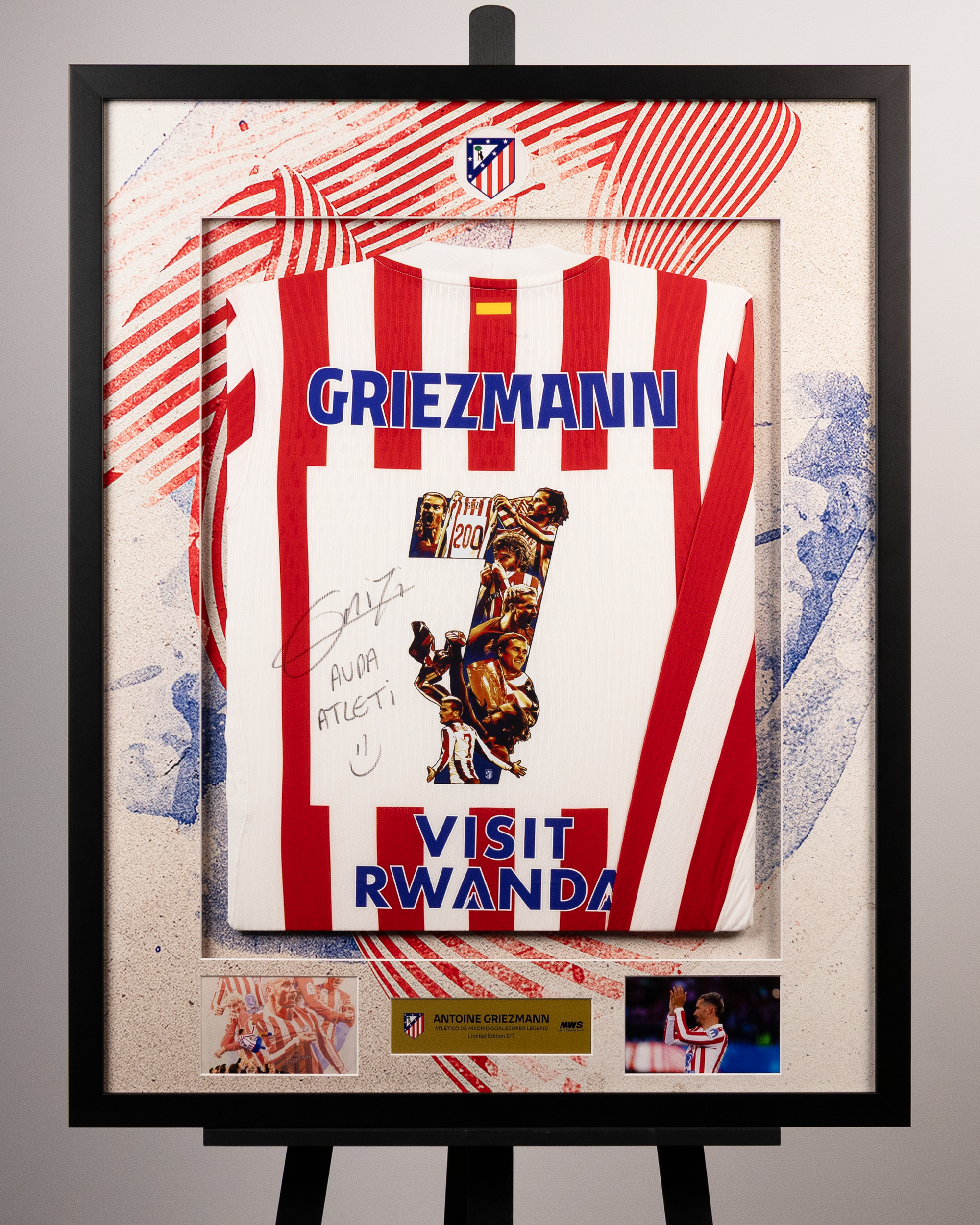 Limited Edition Framed Shirt 3/7 | Antoine Griezmann Last Dance