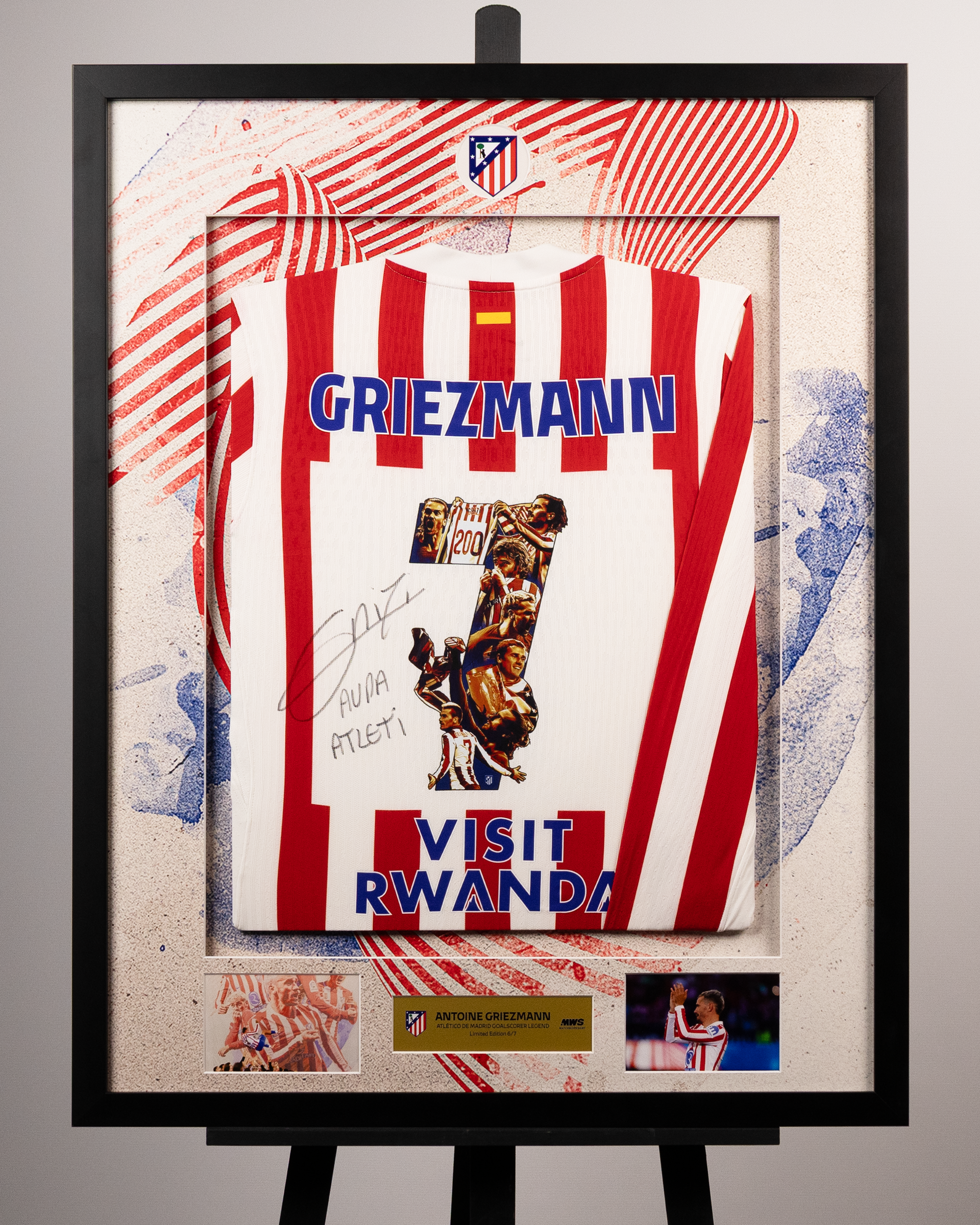 Limited Edition Framed Shirt 6/7 | Antoine Griezmann Last Dance