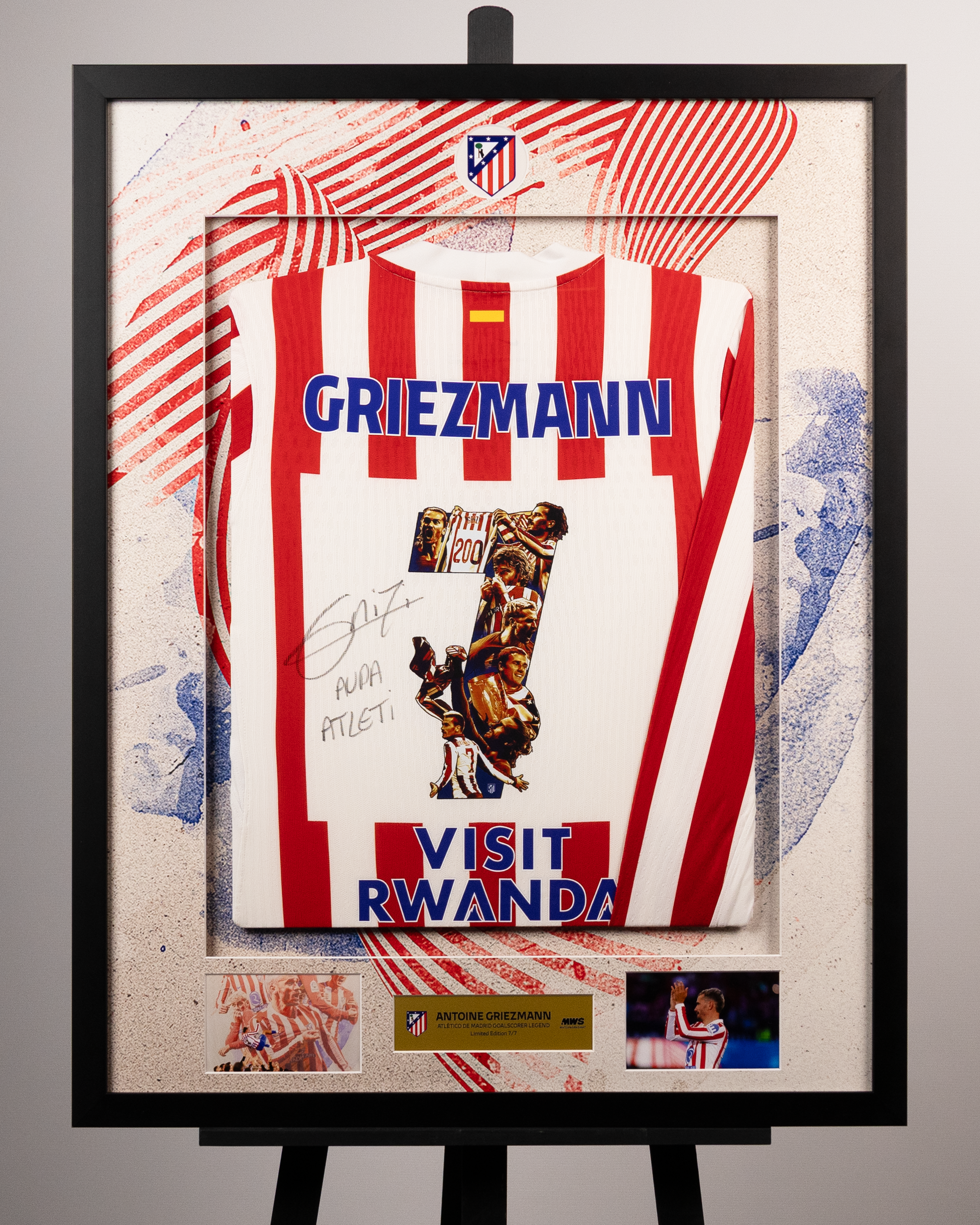 Limited Edition Framed Shirt 7/7 | Antoine Griezmann Last Dance