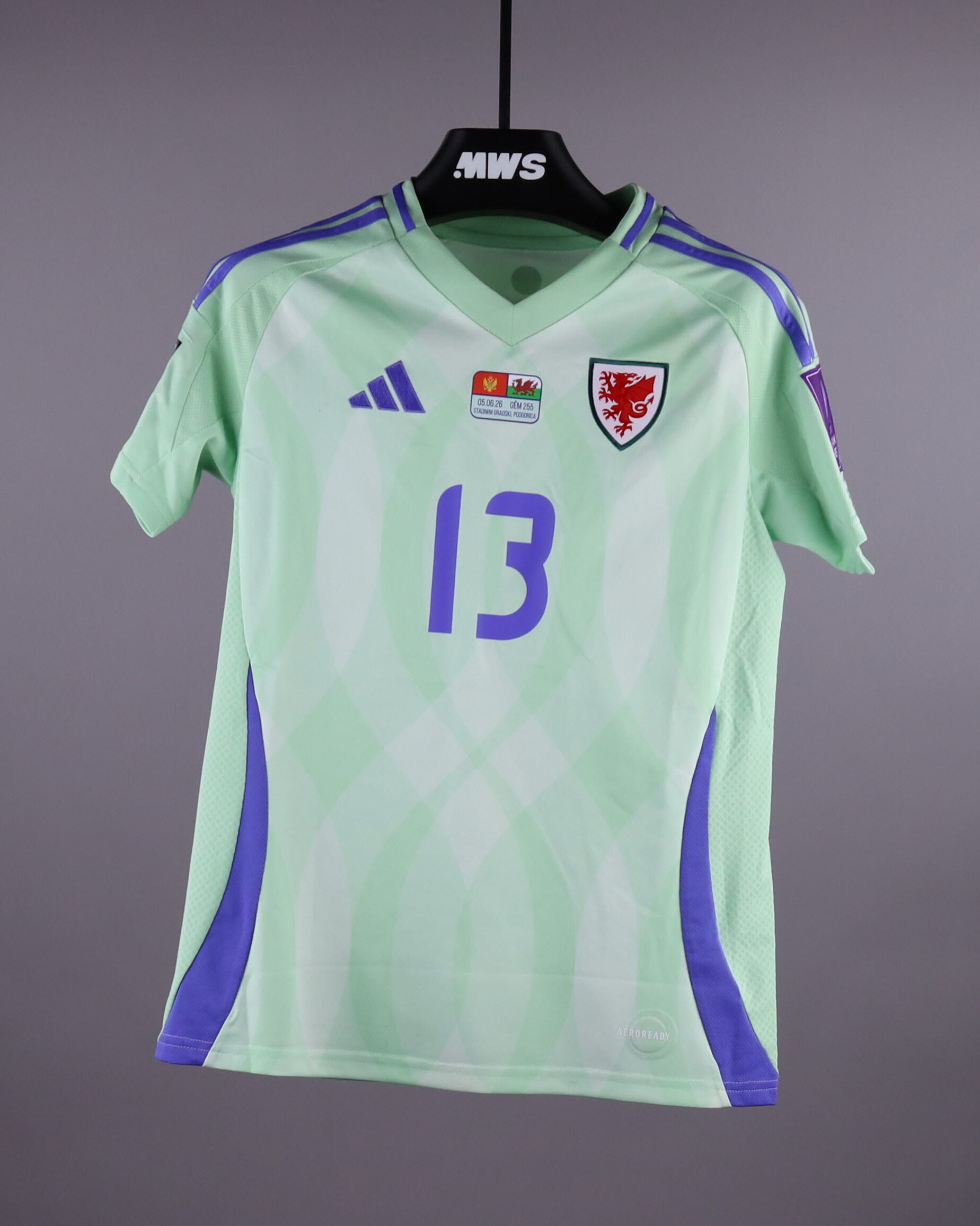 Rachel Rowe Wales W jersey