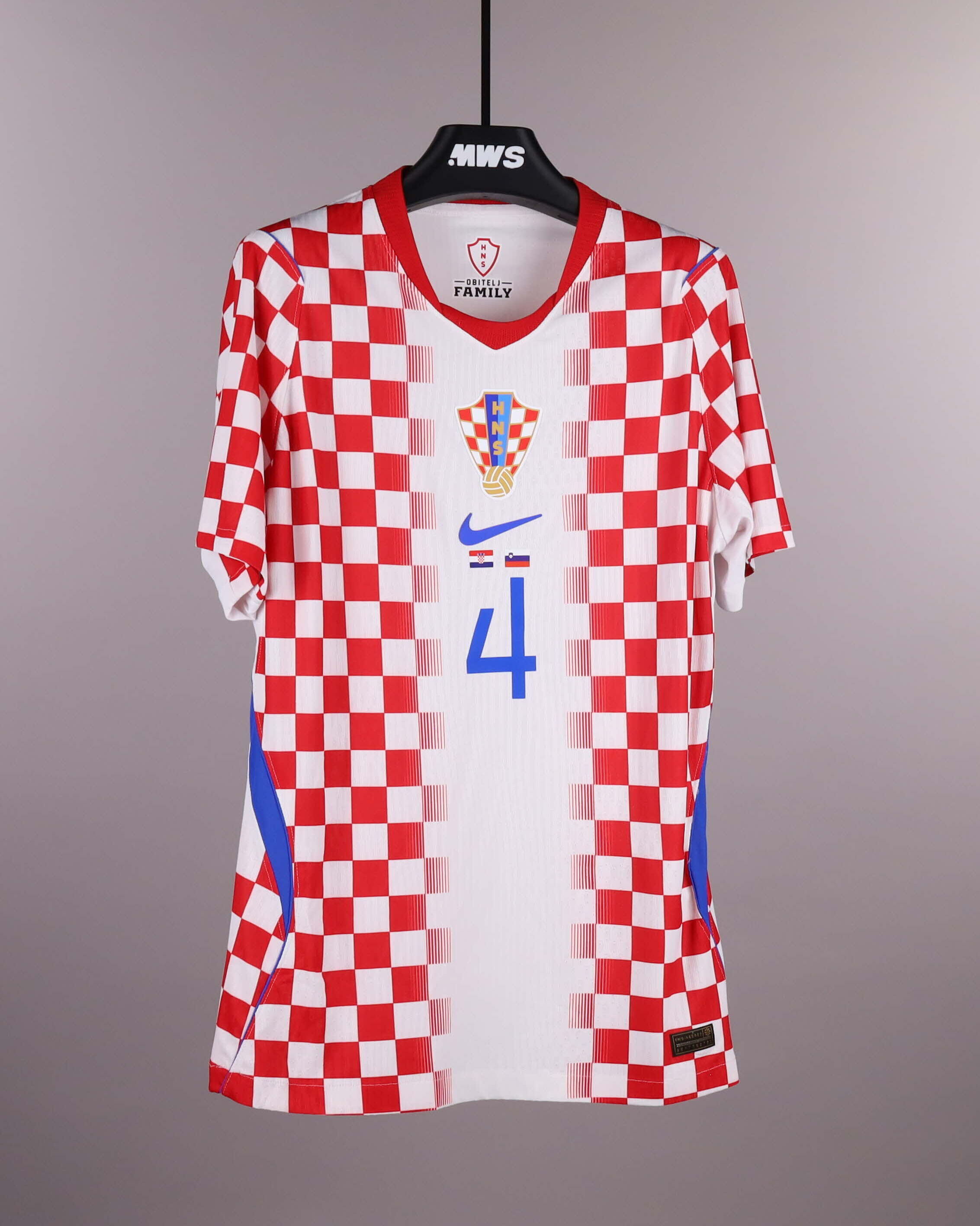 Joško Gvardiol | Croatia - Slovenia | MatchWornShirt