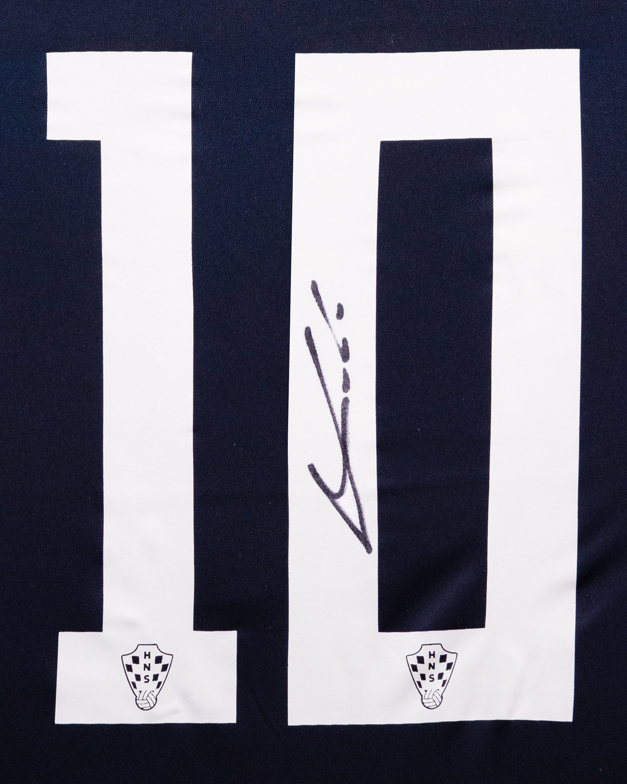 Luka Modrić Signed Framed Croatia Away Shirt 22/23