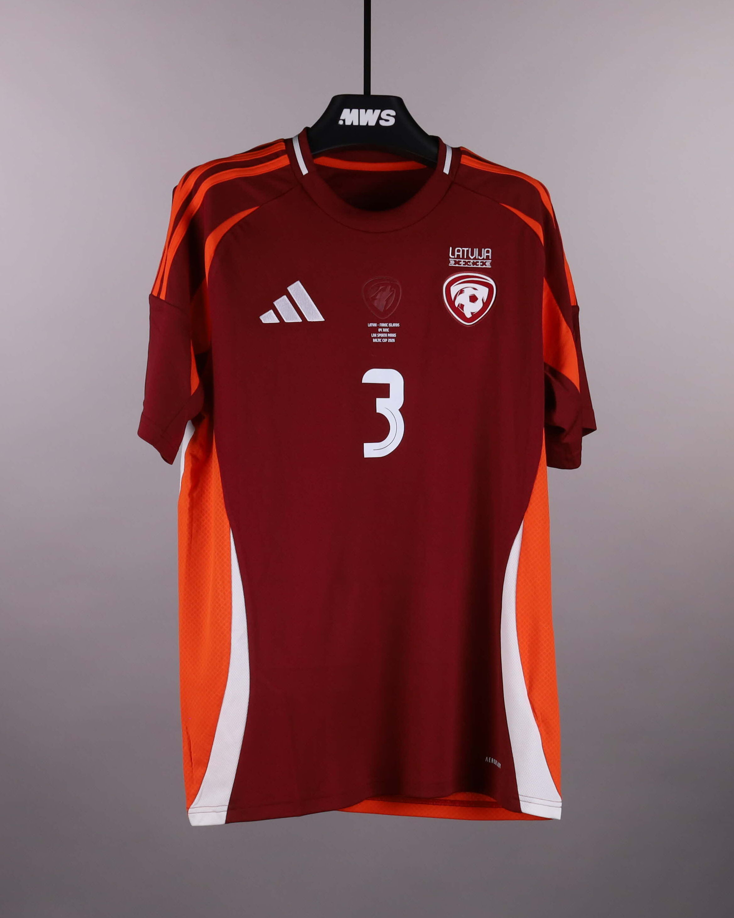 Latvia-Trikot von Vitālijs Jagodinskis