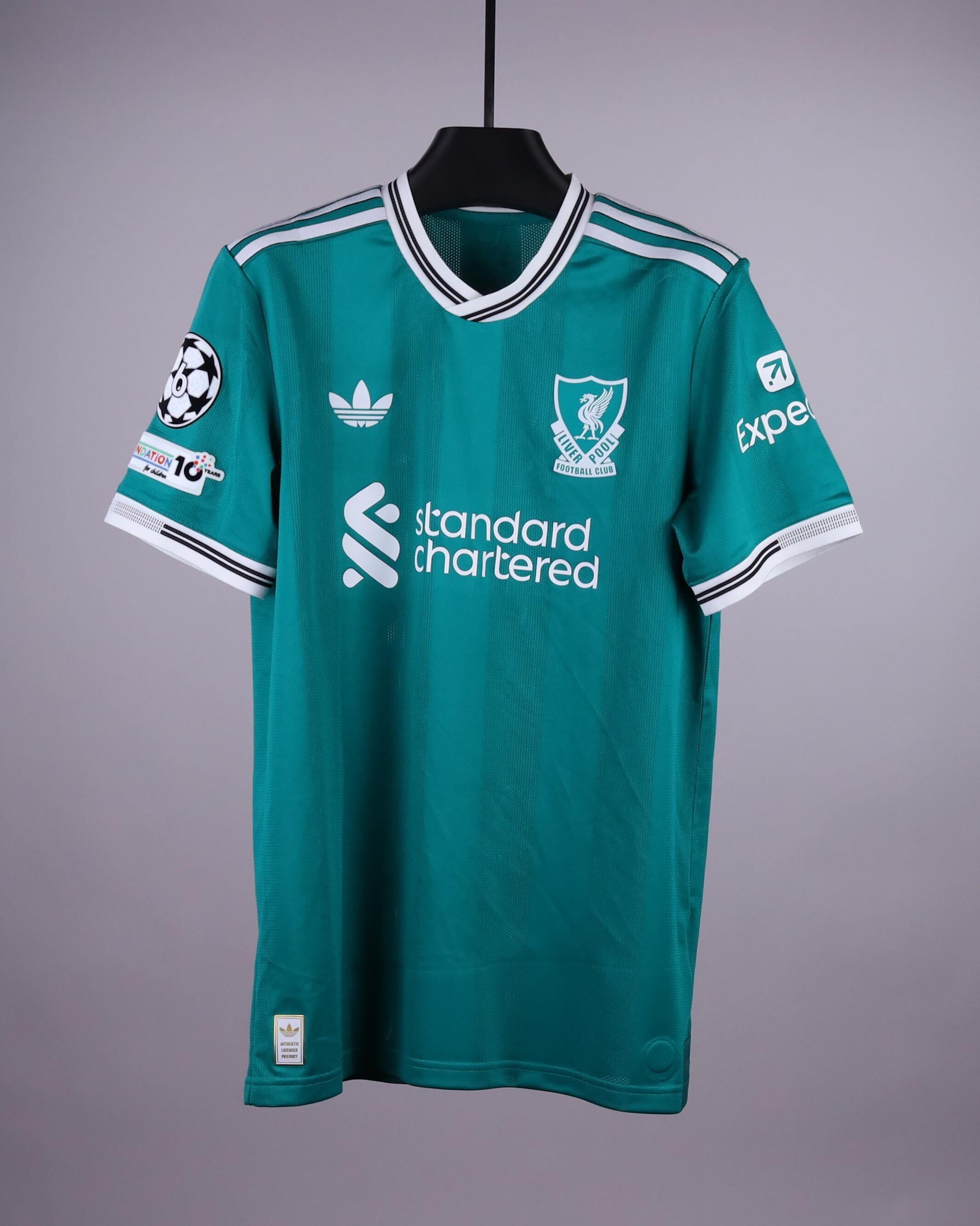 Official Liverpool Football Match-Worn Shirts Auctions