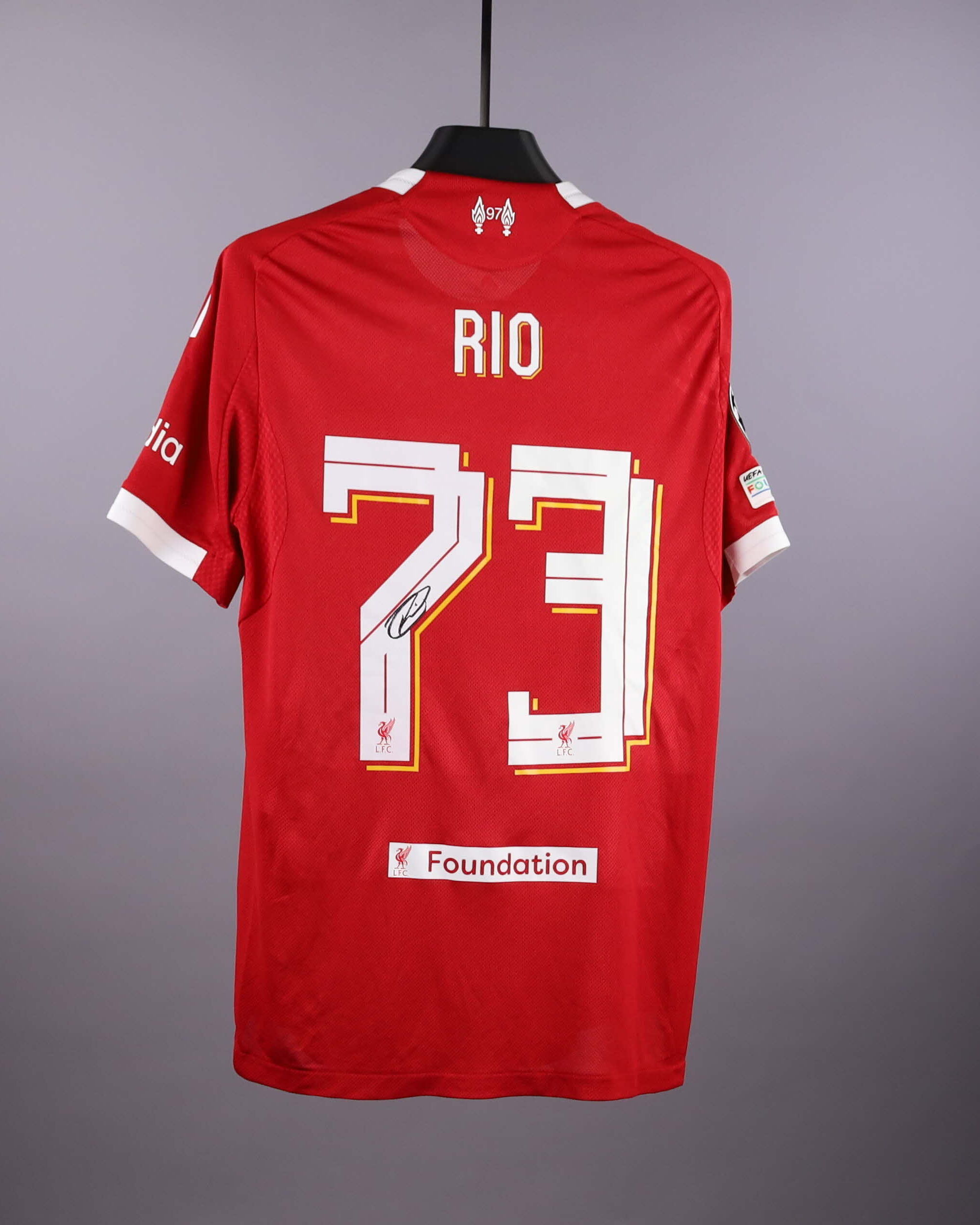 Official Liverpool Football Match-Worn Shirts Auctions