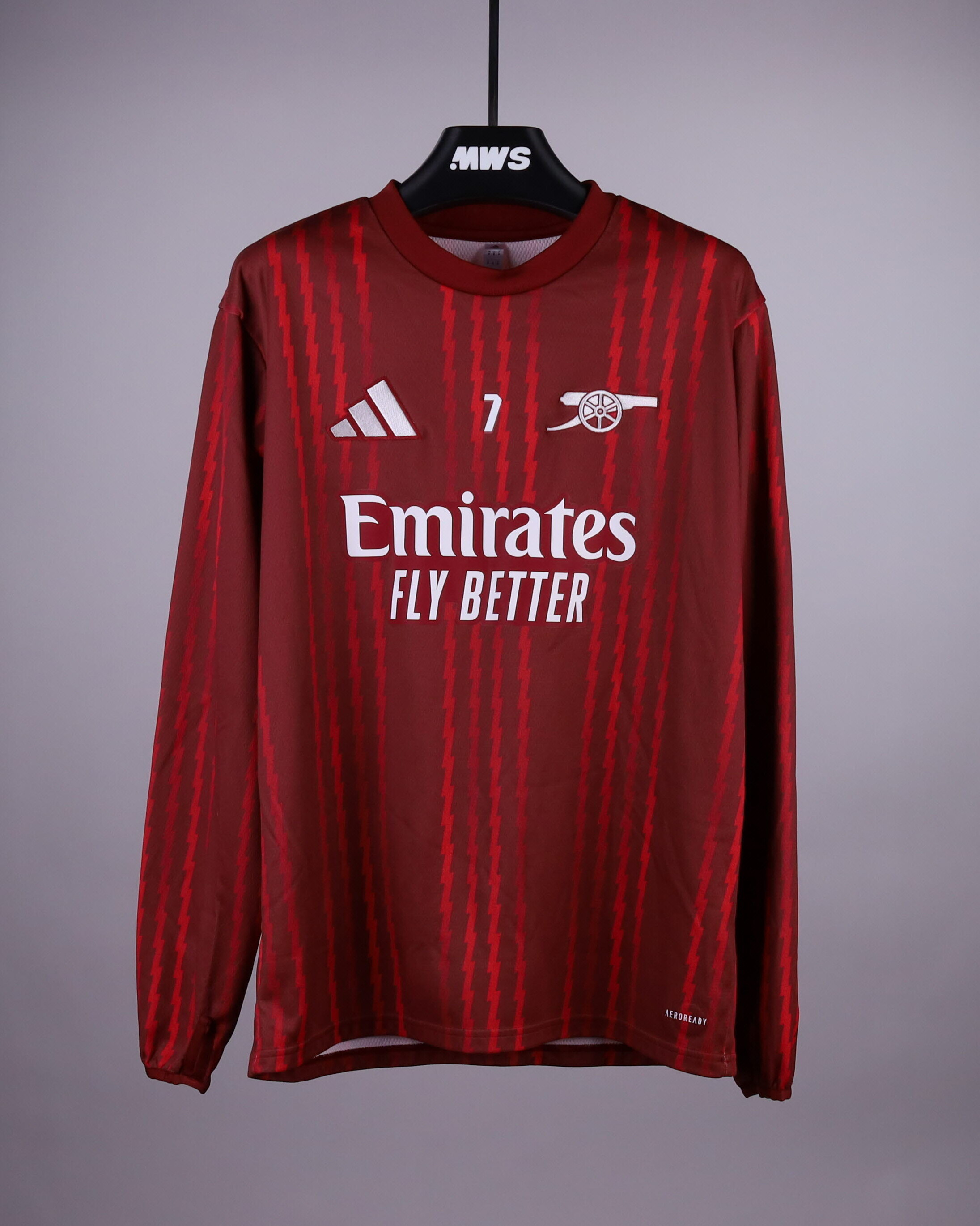 Bukayo Saka | Long Sleeve Prematch Shirt | MatchWornShirt